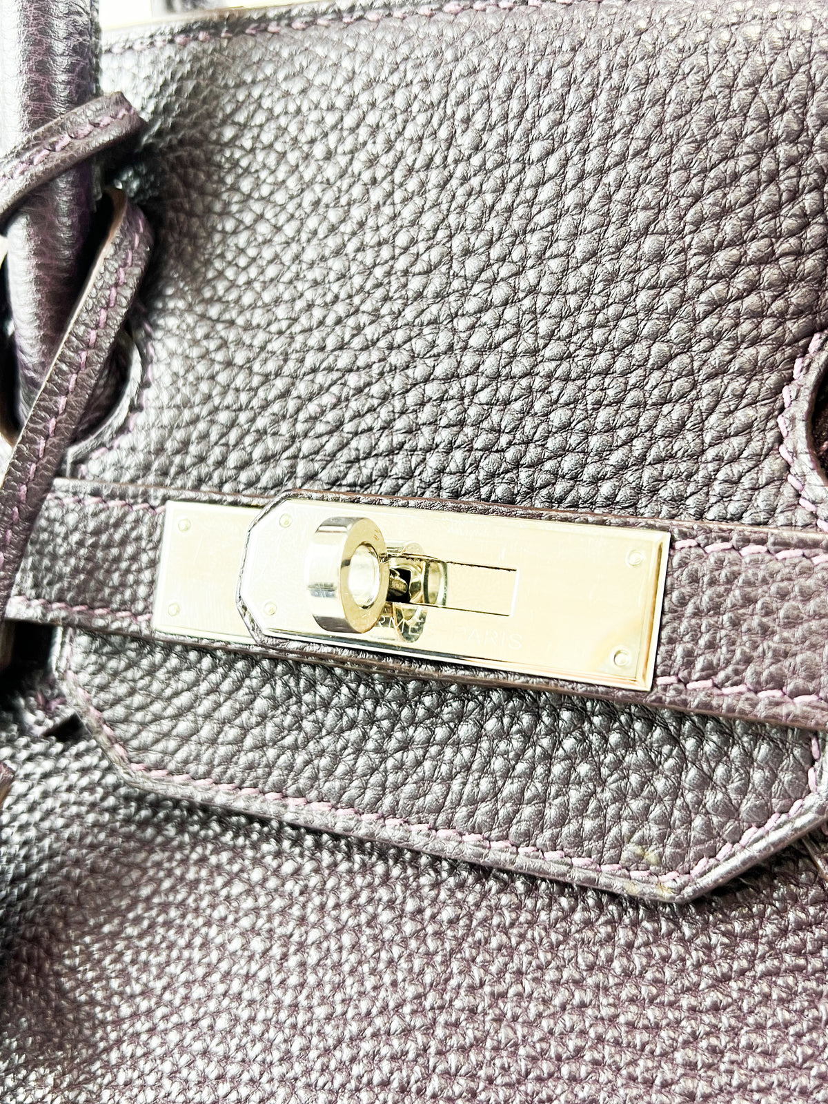 Hermes Togo Raisin Leather Birkin 35 with SHW