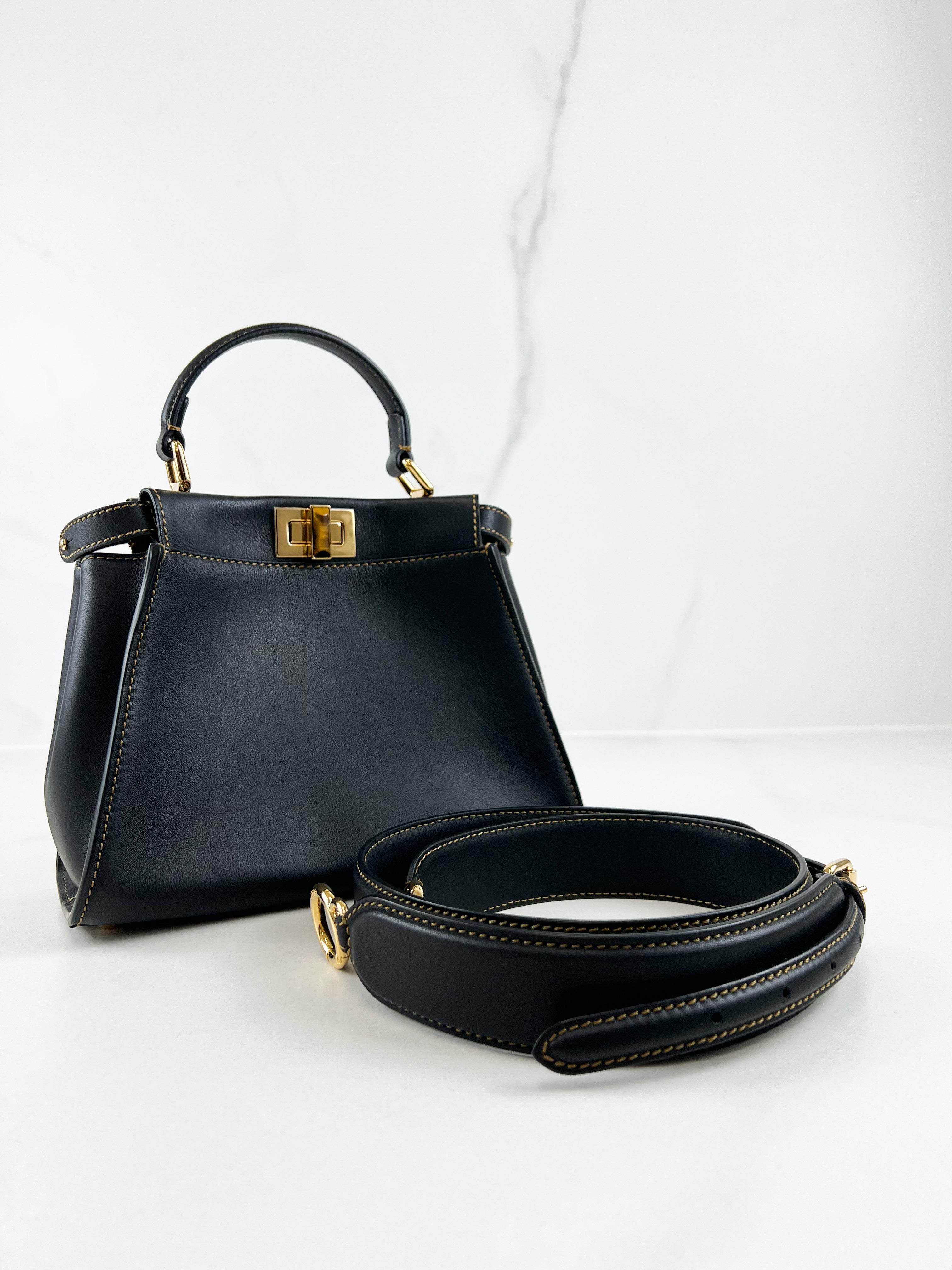 Fendi Peekaboo Calfskin Mini