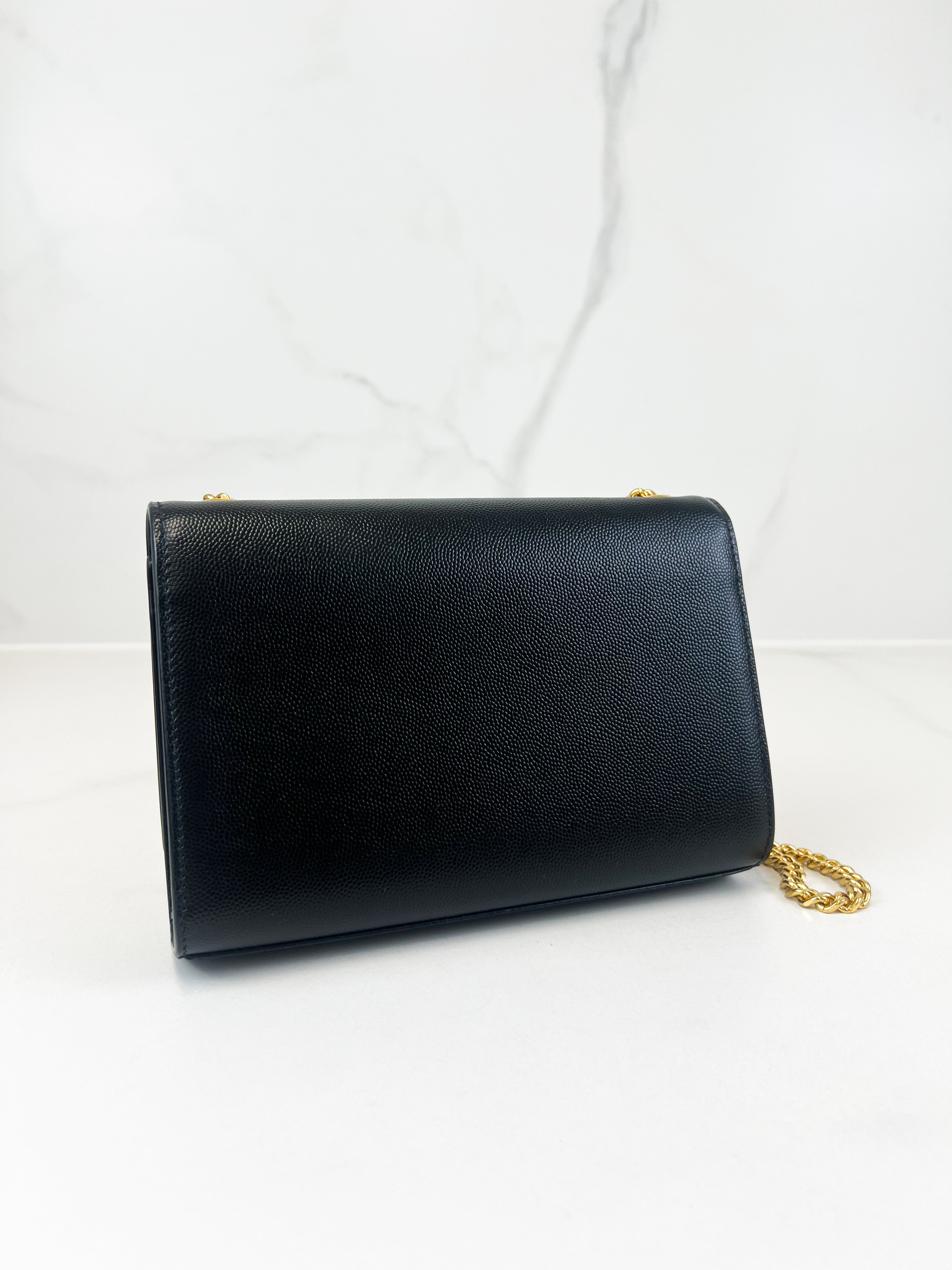 Saint Laurent Kate Small in Grain Embossed Leather
