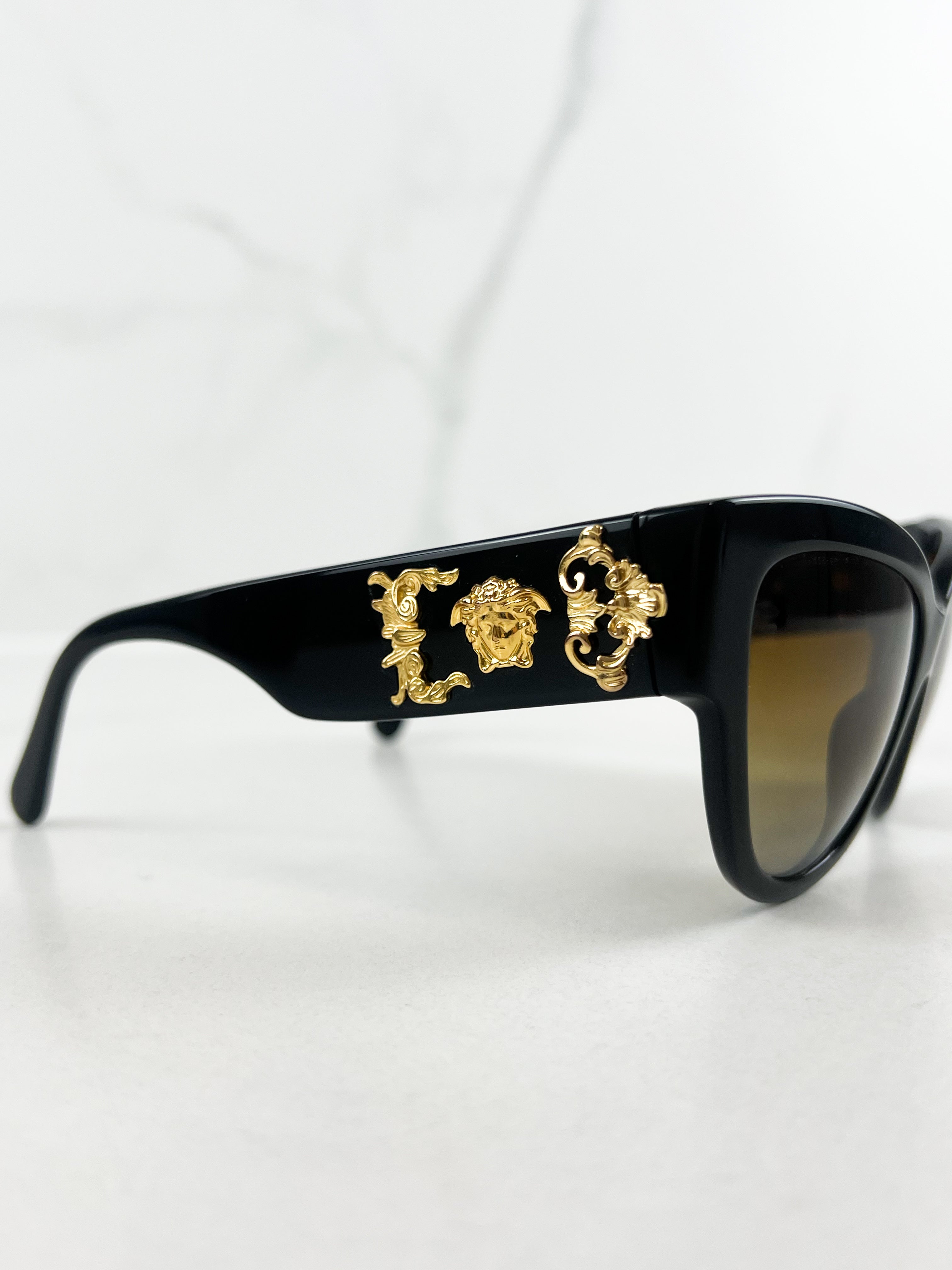 Versace Medusa Logo Sunglasses in Black