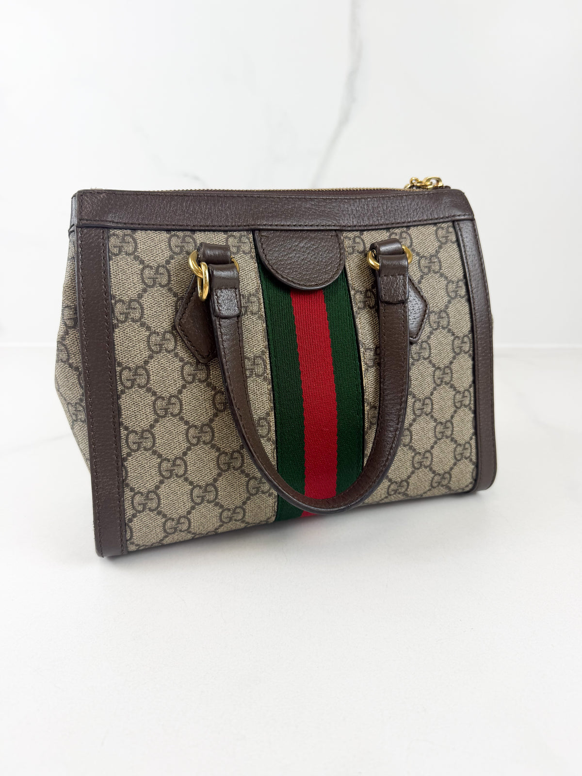 Gucci Small GG Supreme Ophidia Tote Bag