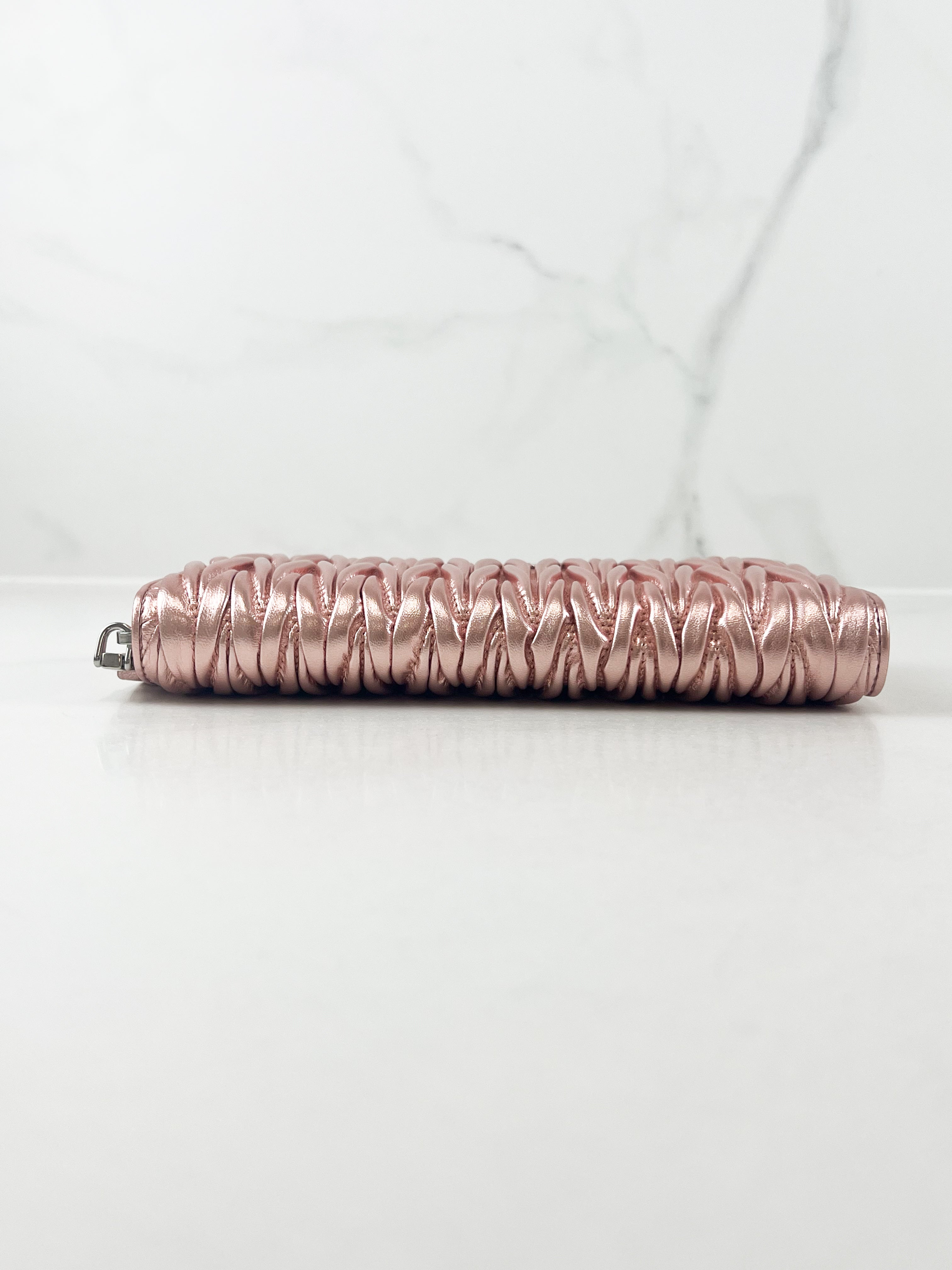 Miu Miu Nappa Matelassé Wallet