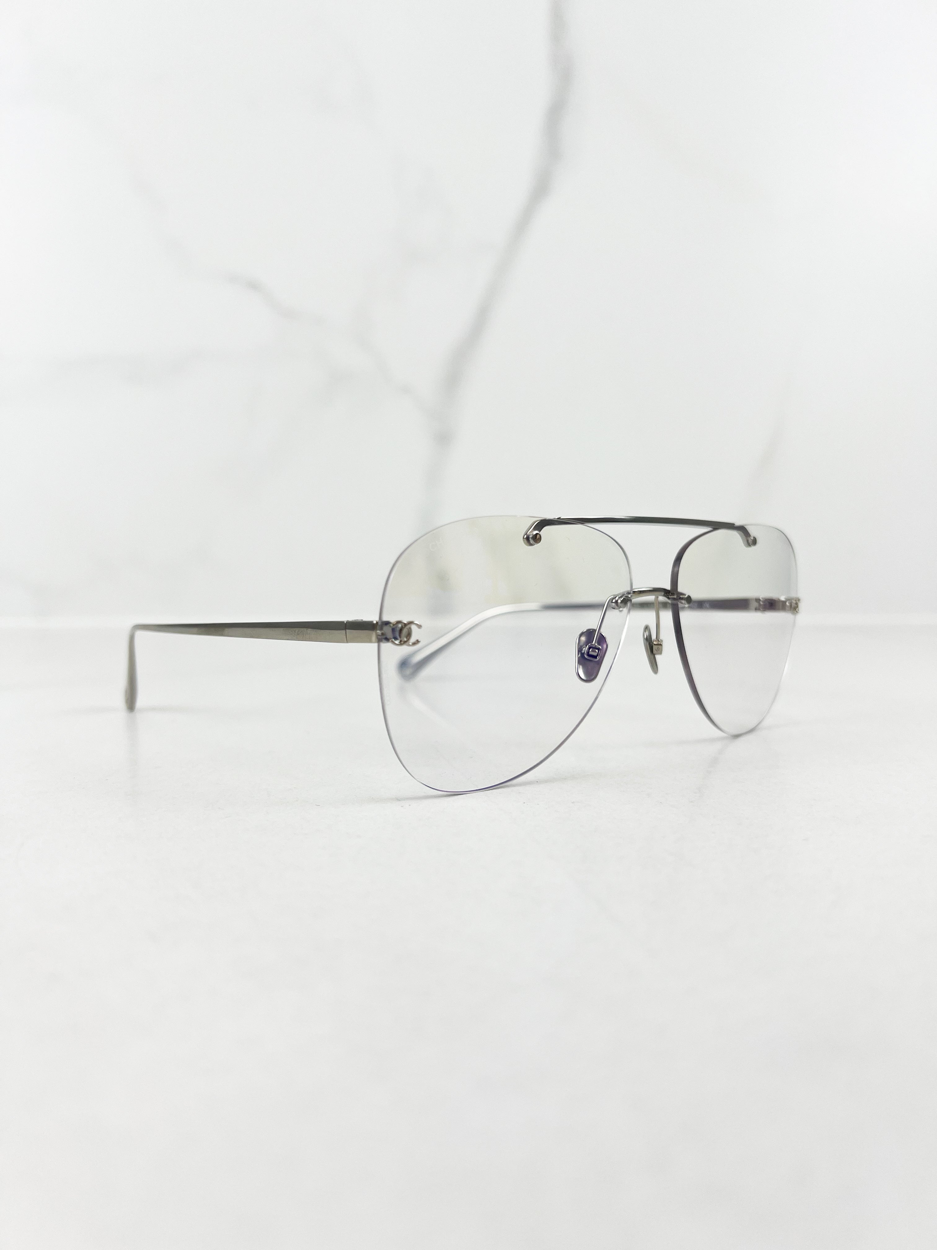 Chanel Translucent Logo Sunglasses