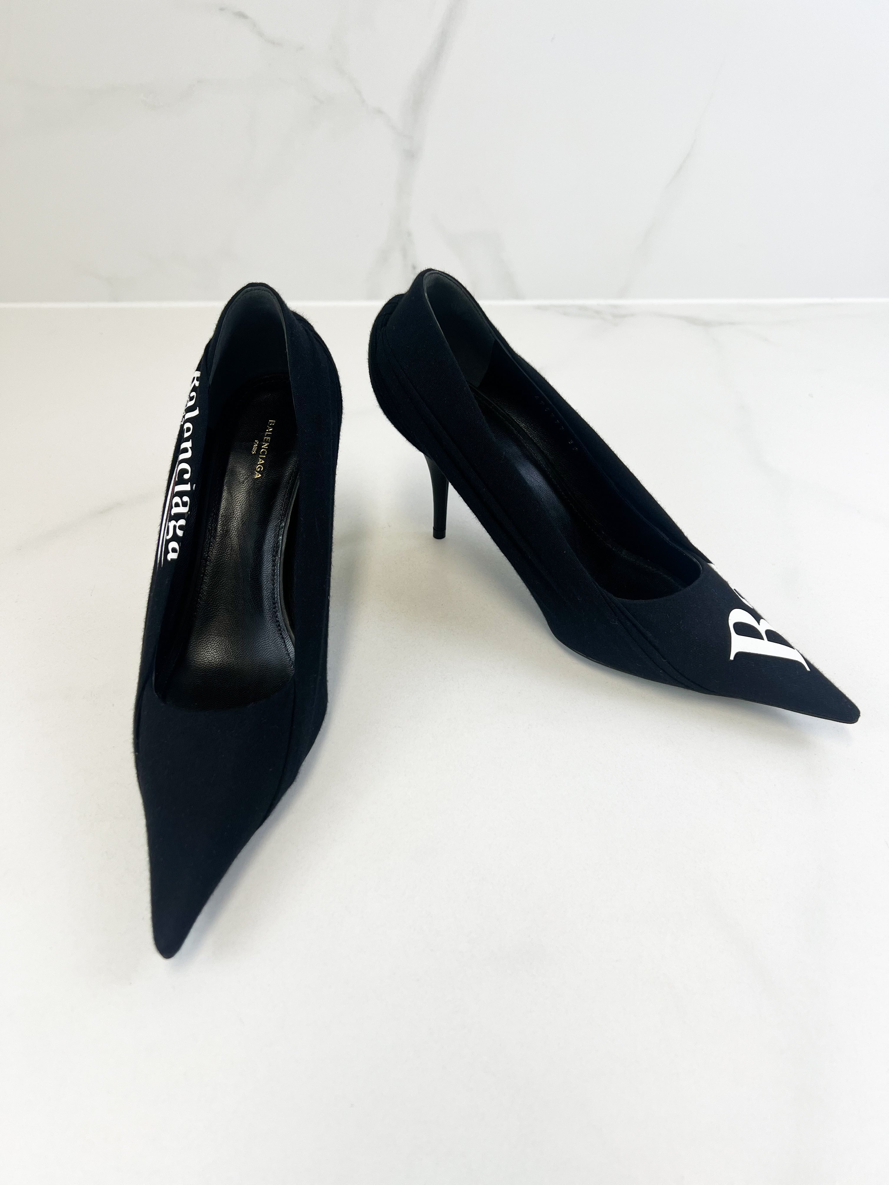 Balenciaga Black Knife Pump Size 39