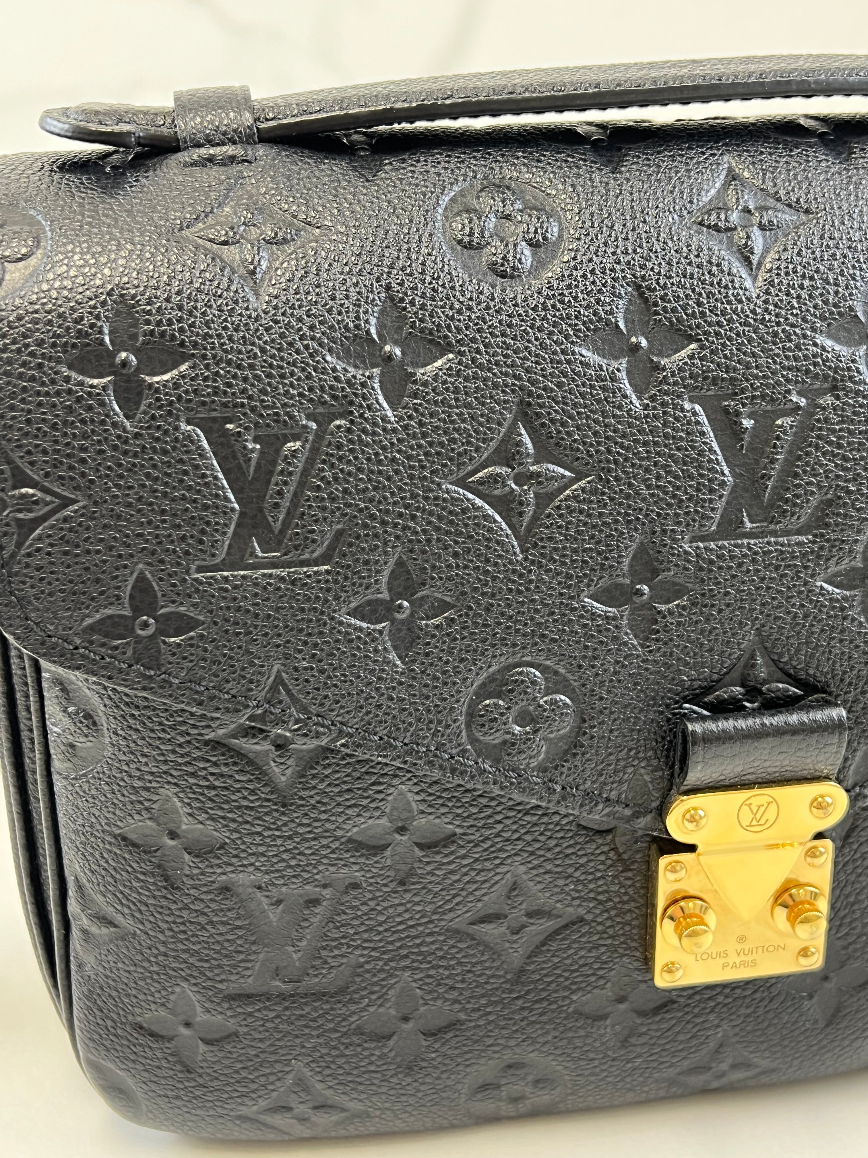 Louis Vuitton Empreinte Black Pochette Metis