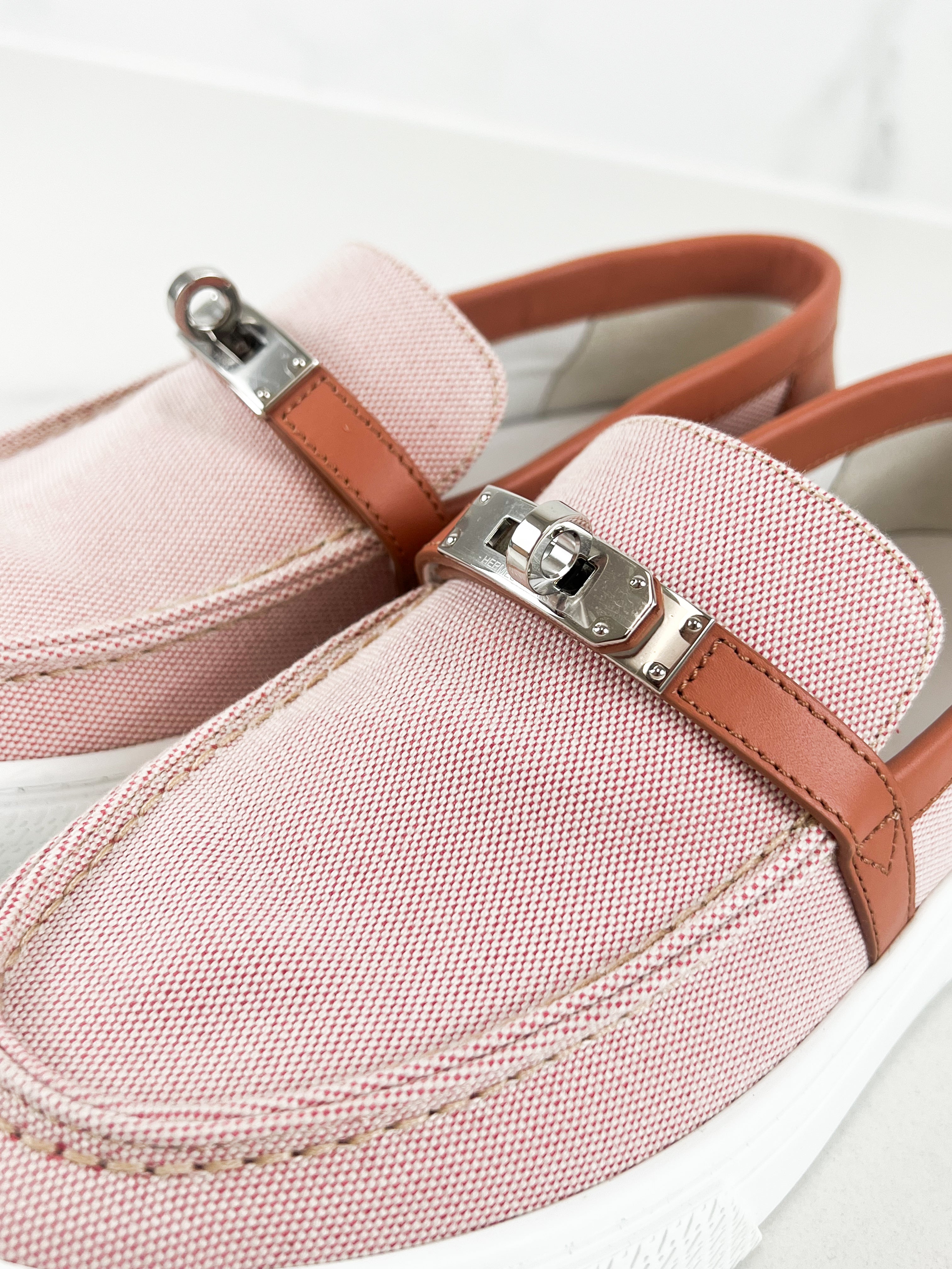 Hermes Game Slip-On Sneaker in Size 37.5