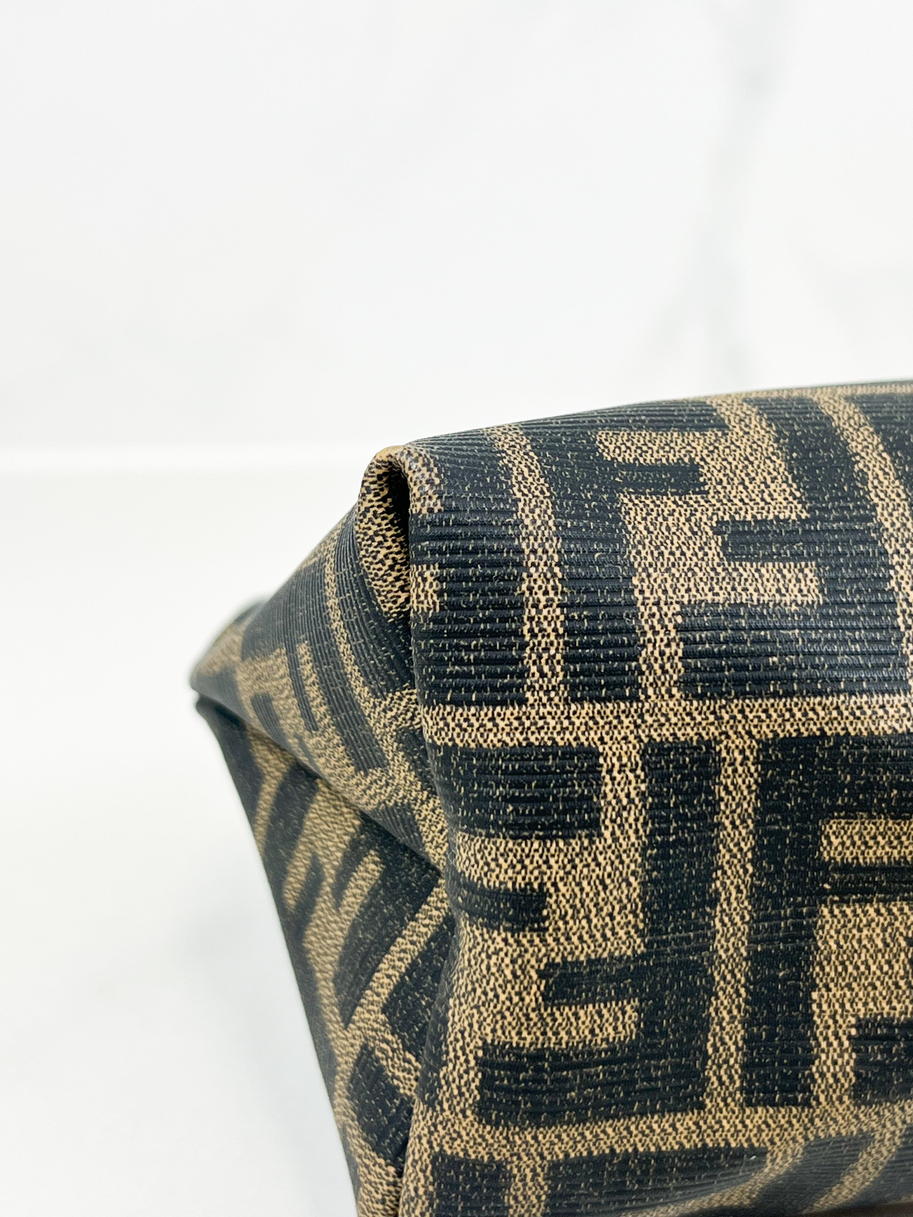 Fendi Coated Canvas Monogram FF Pouch