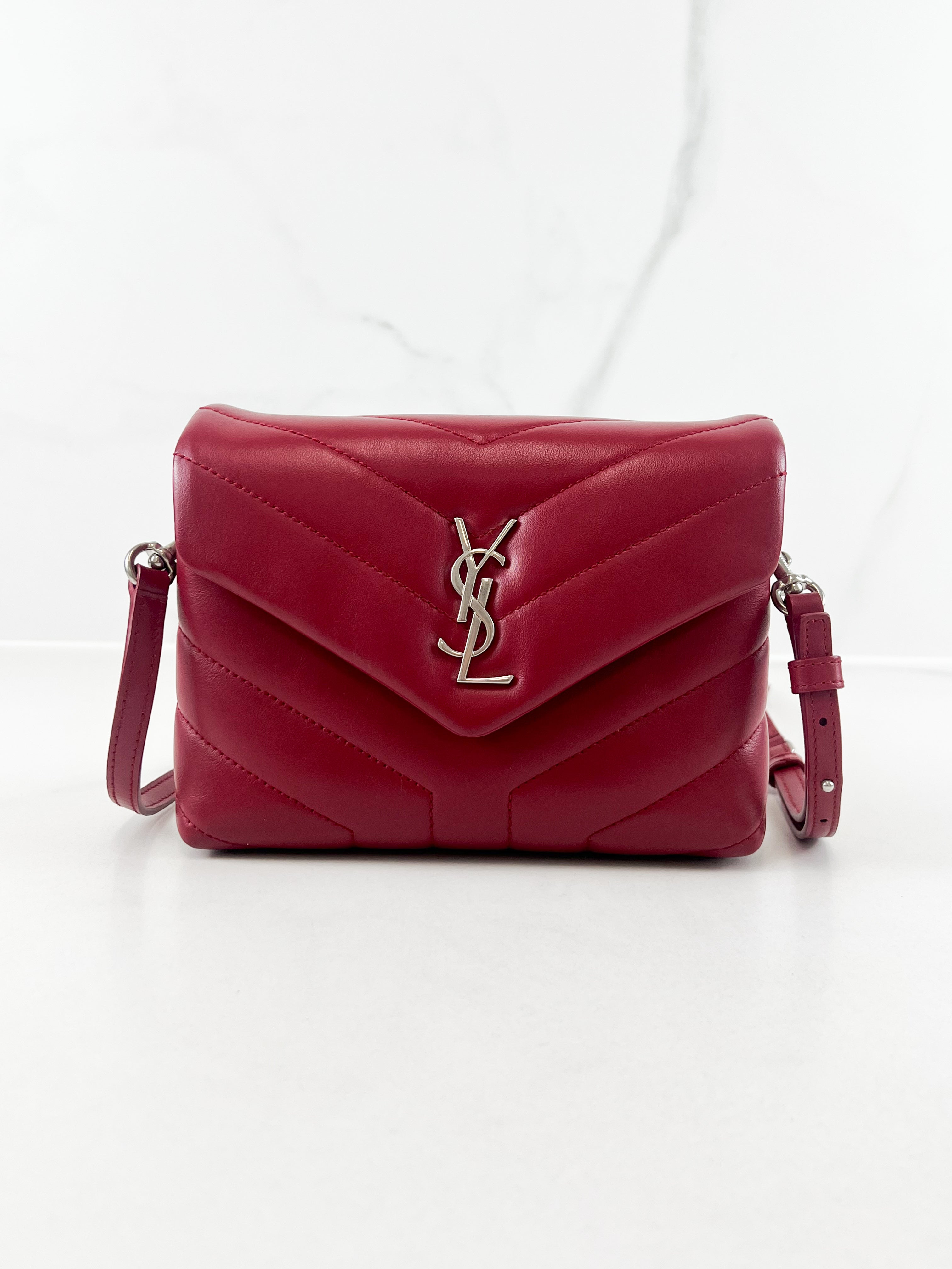 Saint Laurent Red Loulou Toy with SHW