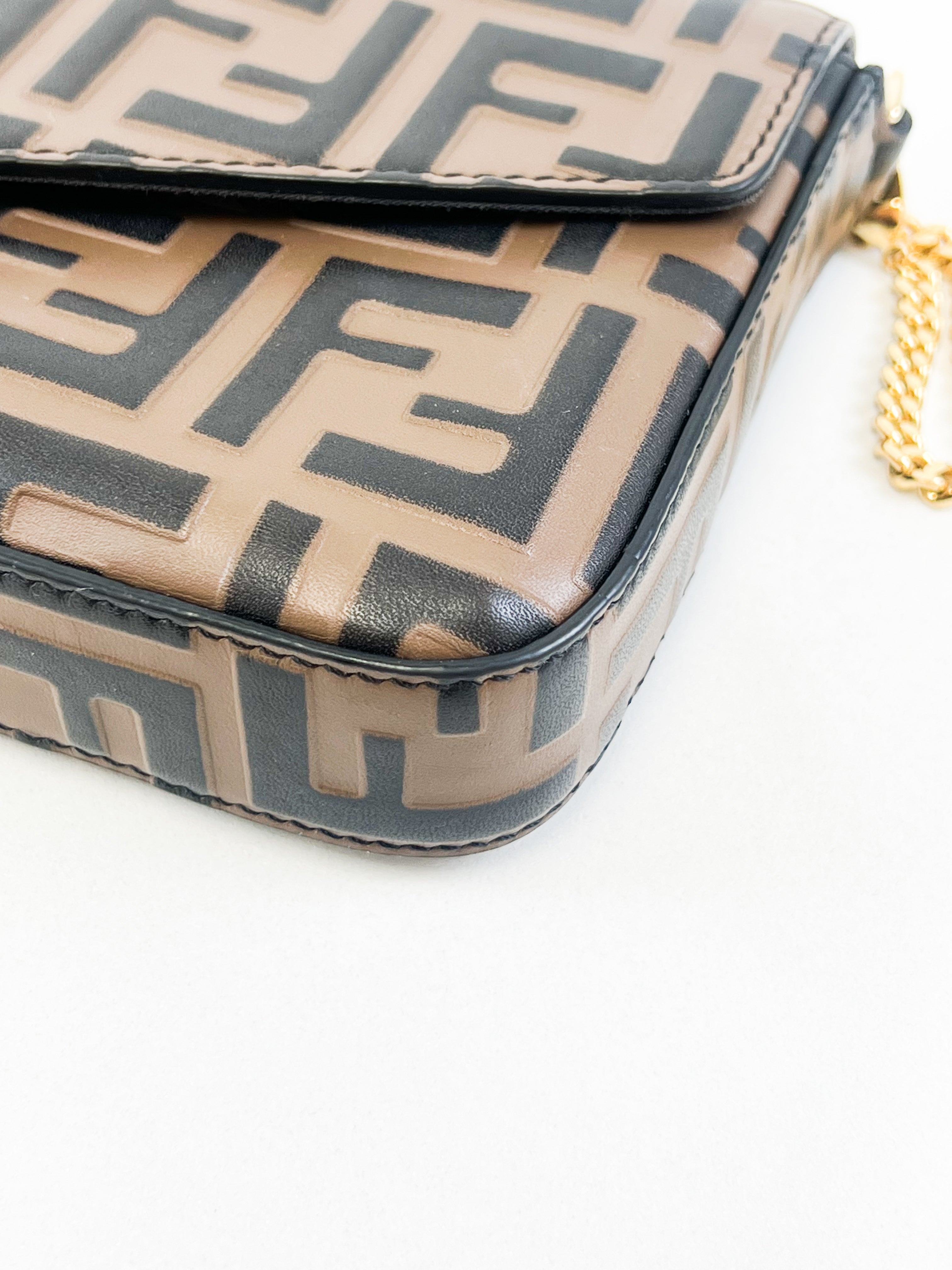 Fendi F Wallet on Chain with Pouch