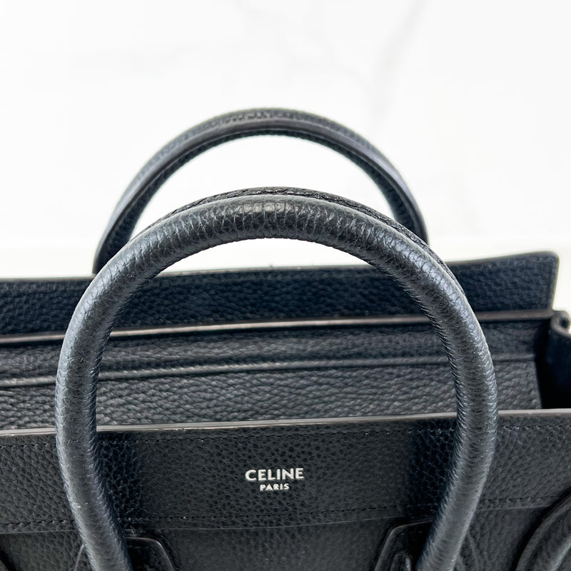 Celine Nano Luggage in Drummed Calfskin