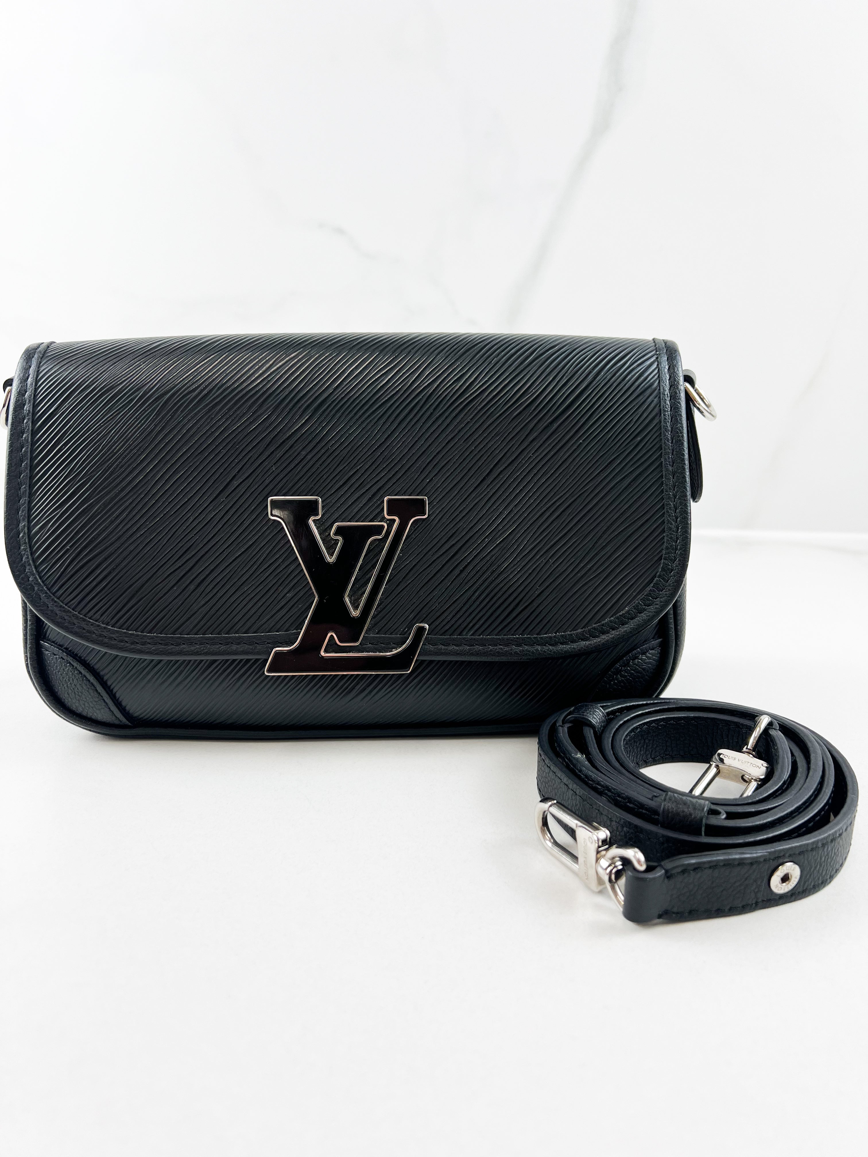 Louis Vuitton Buci Black Epi Leather