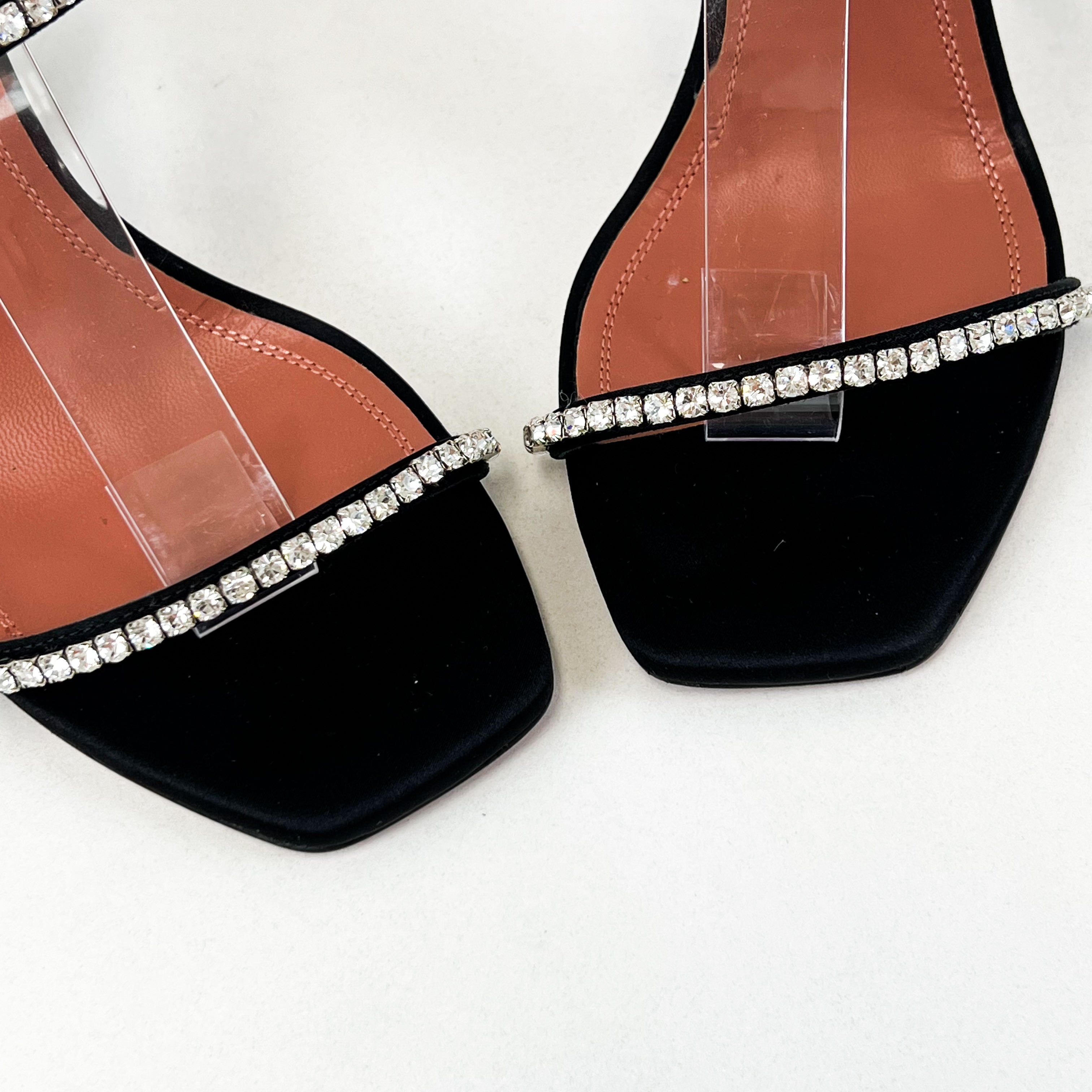 Amina Muaddi Gilda Crystal Embellished Sandal Size 35