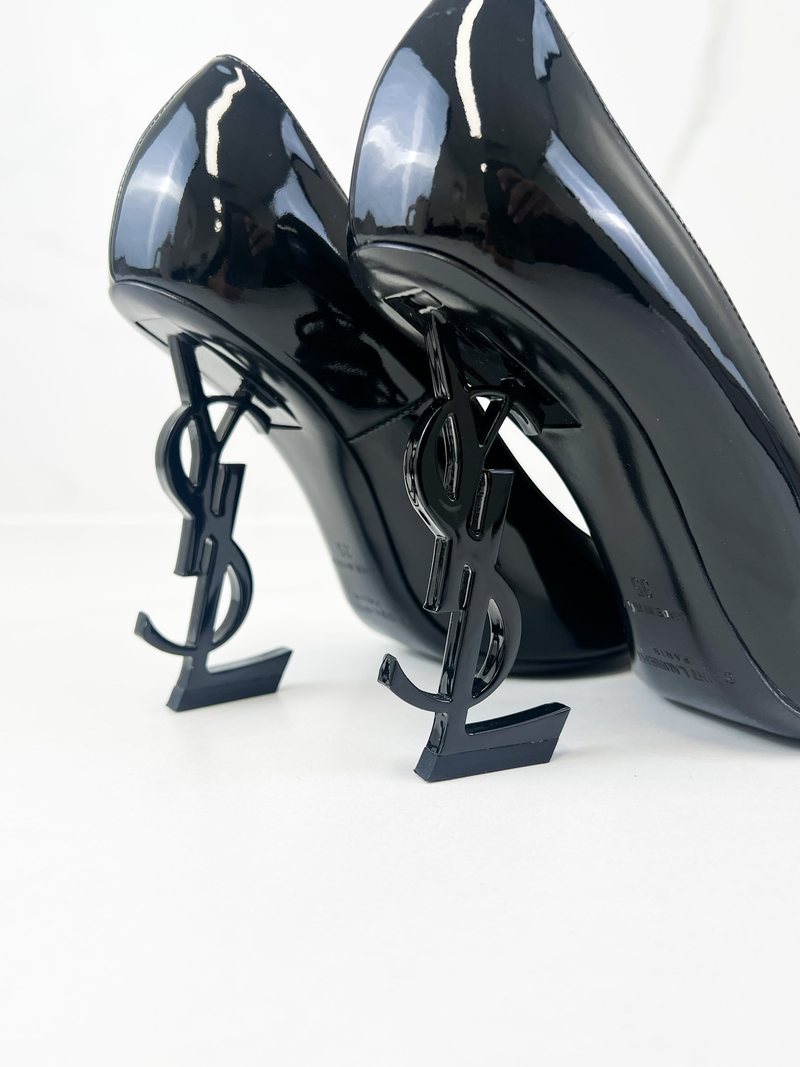 Saint Laurent Opyum Pump in Patent Leather Size 35