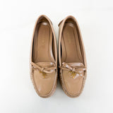 Prada Beige Patent Leather Loafer Size 38