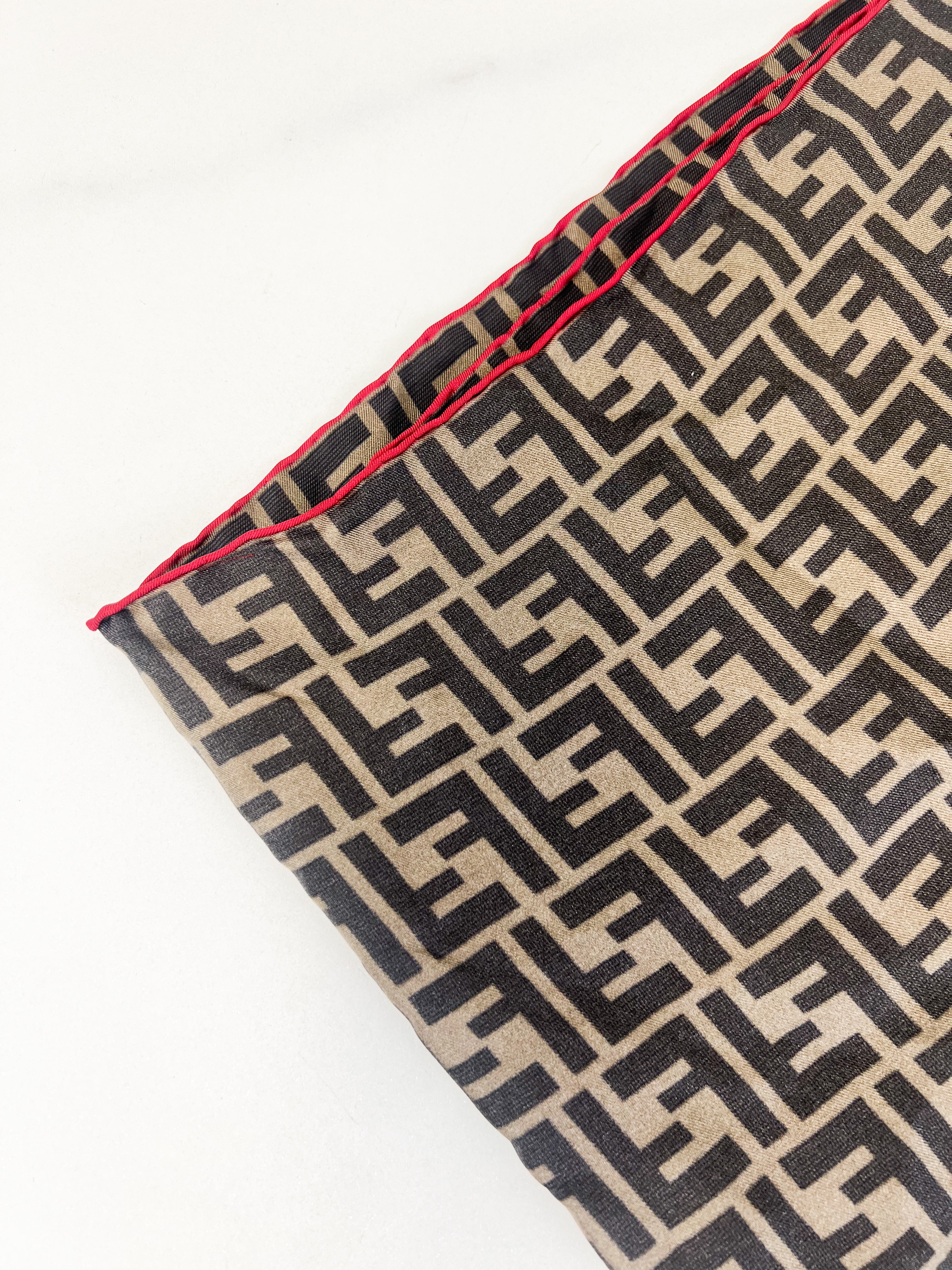 Fendi Silk Foulard Silk Scarf