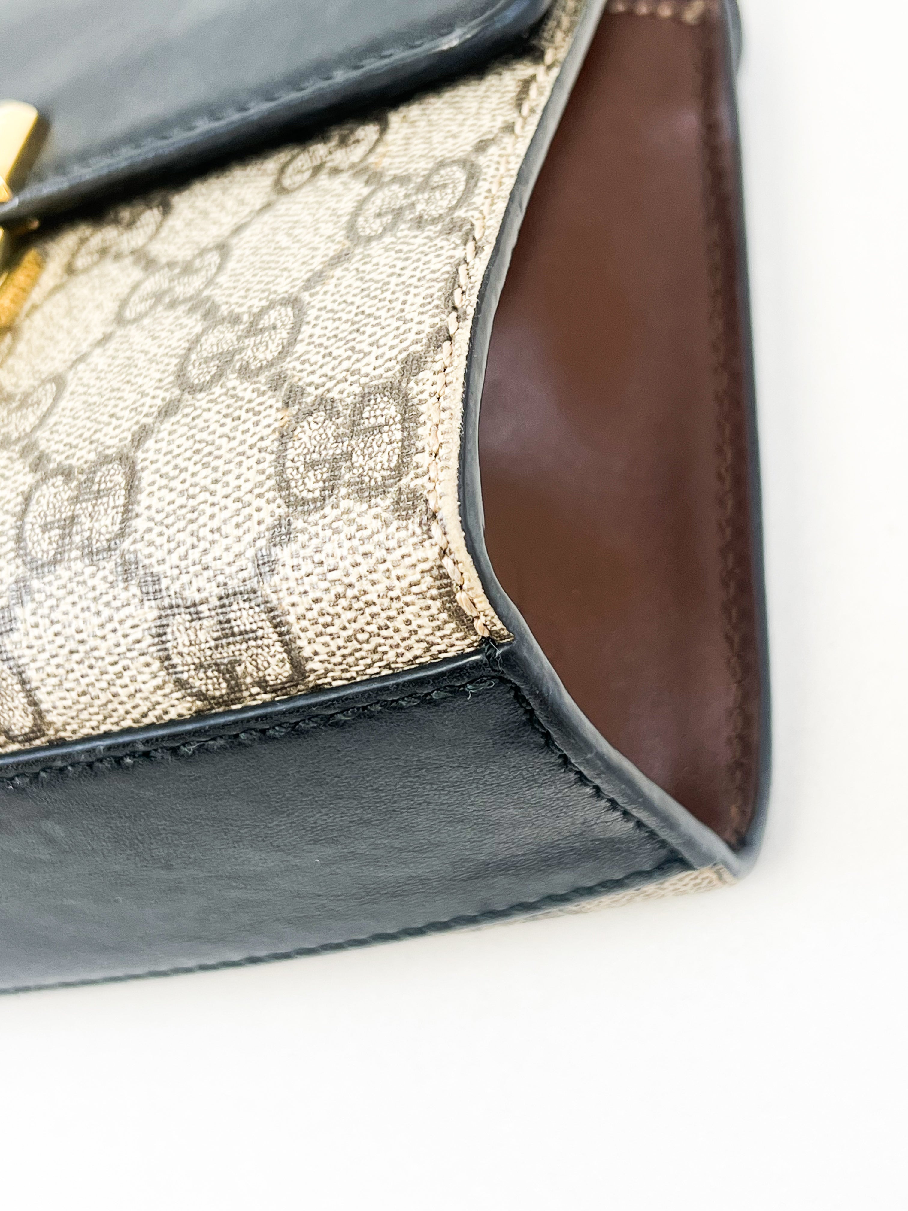 Gucci GG Supreme Small Padlock Shoulder Bag