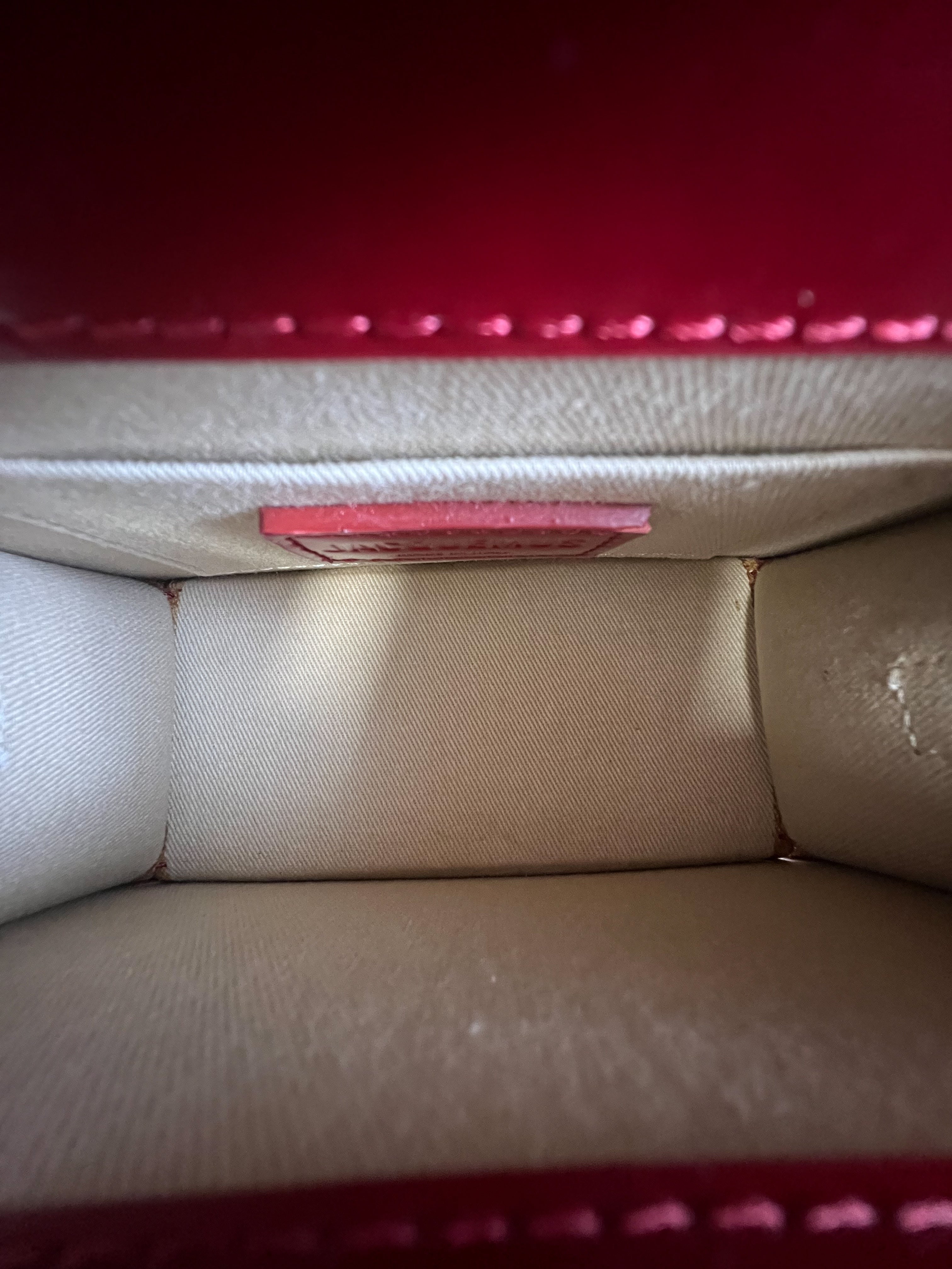 Jacquemus Red Le Chiquito Moyen Buckle Leather Bag