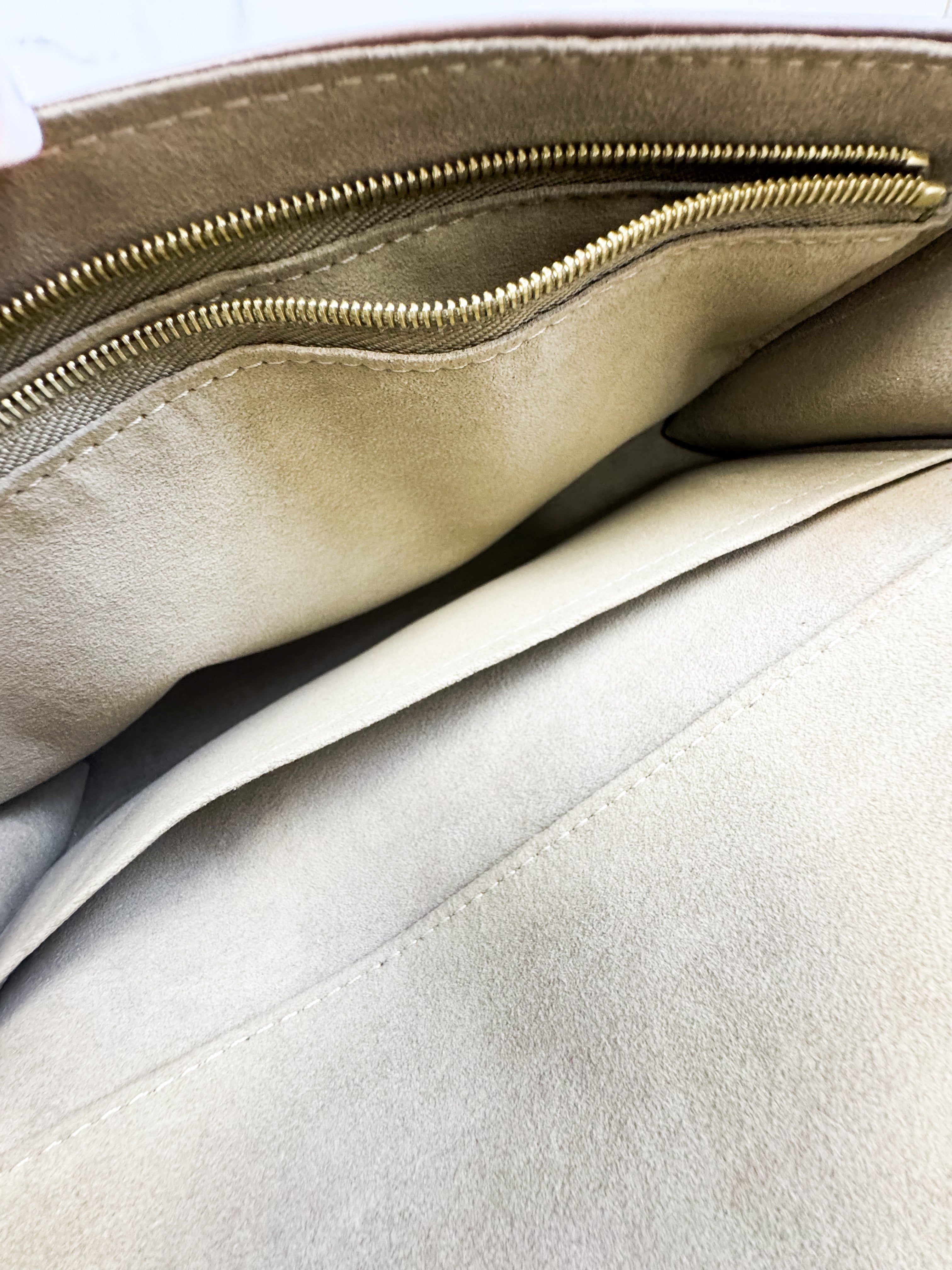 Louis Vuitton Gold St Louise Clutch