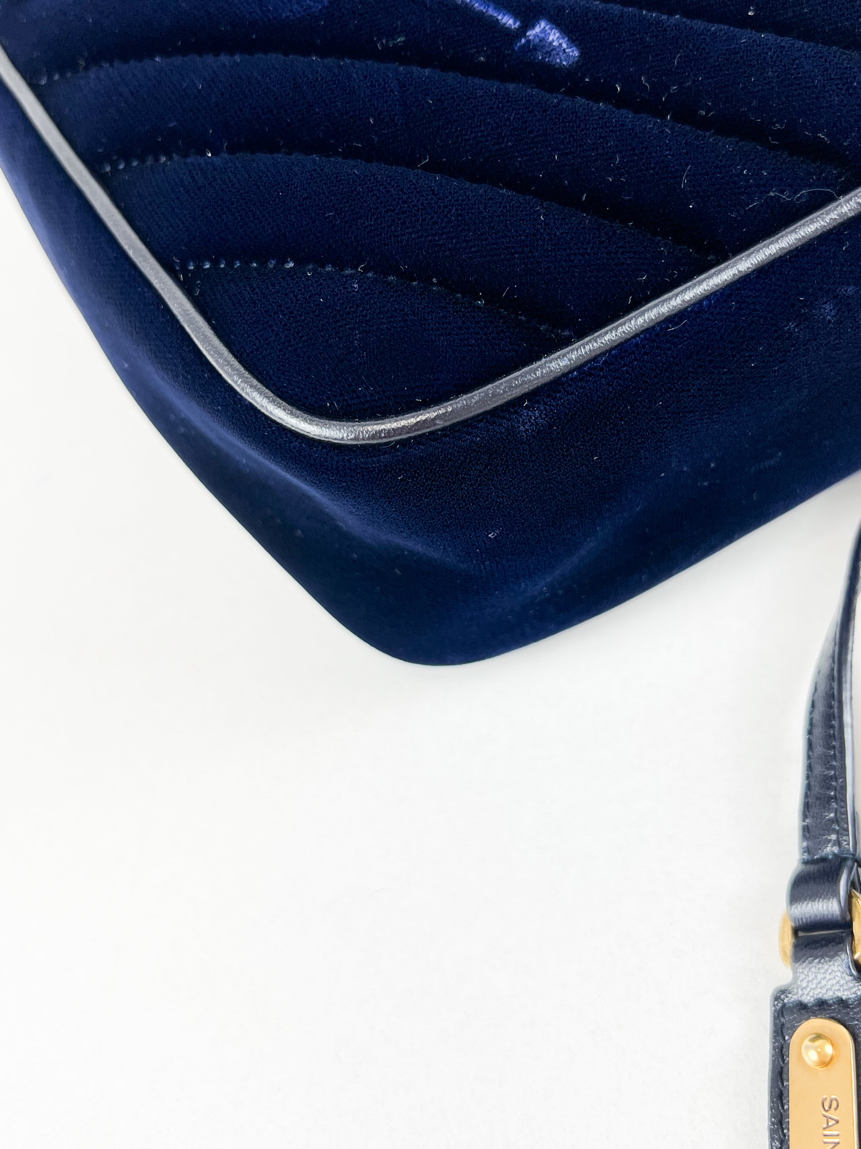 Saint Laurent Velvet Lou Camera Bag