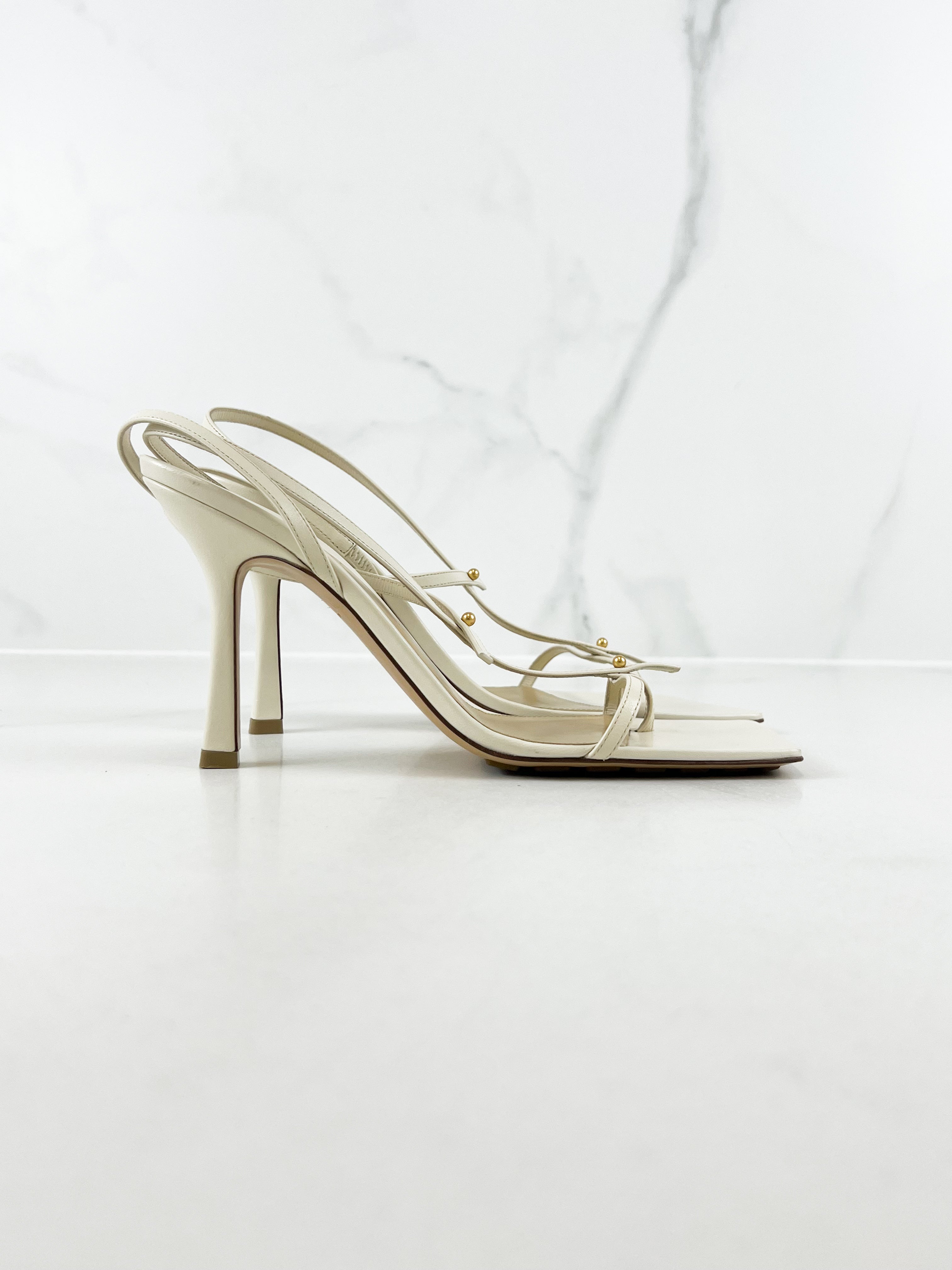 Bottega Veneta Stretch Sandal Heel Size 39