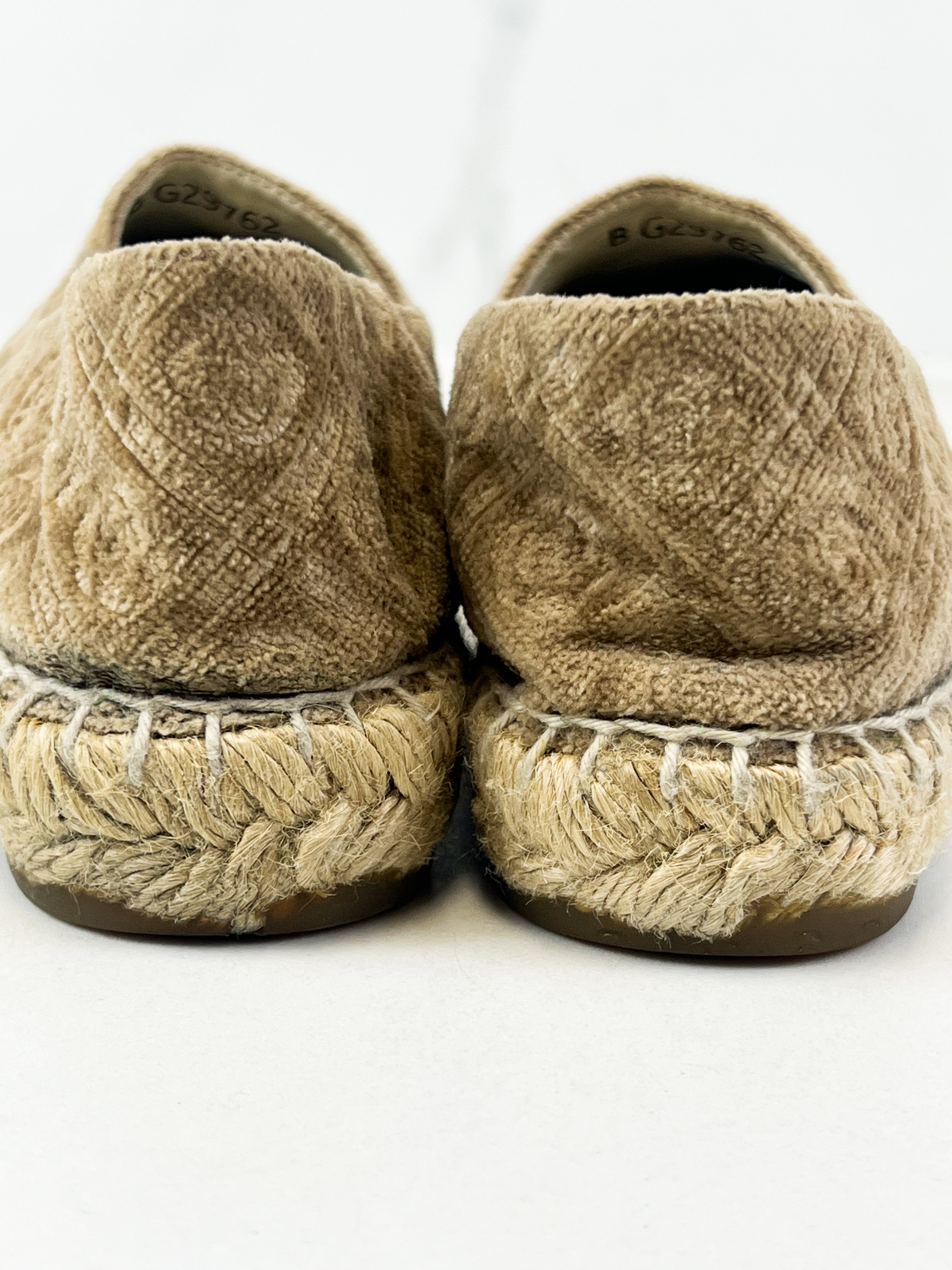 Chanel CC Espadrille Velvet Size 36