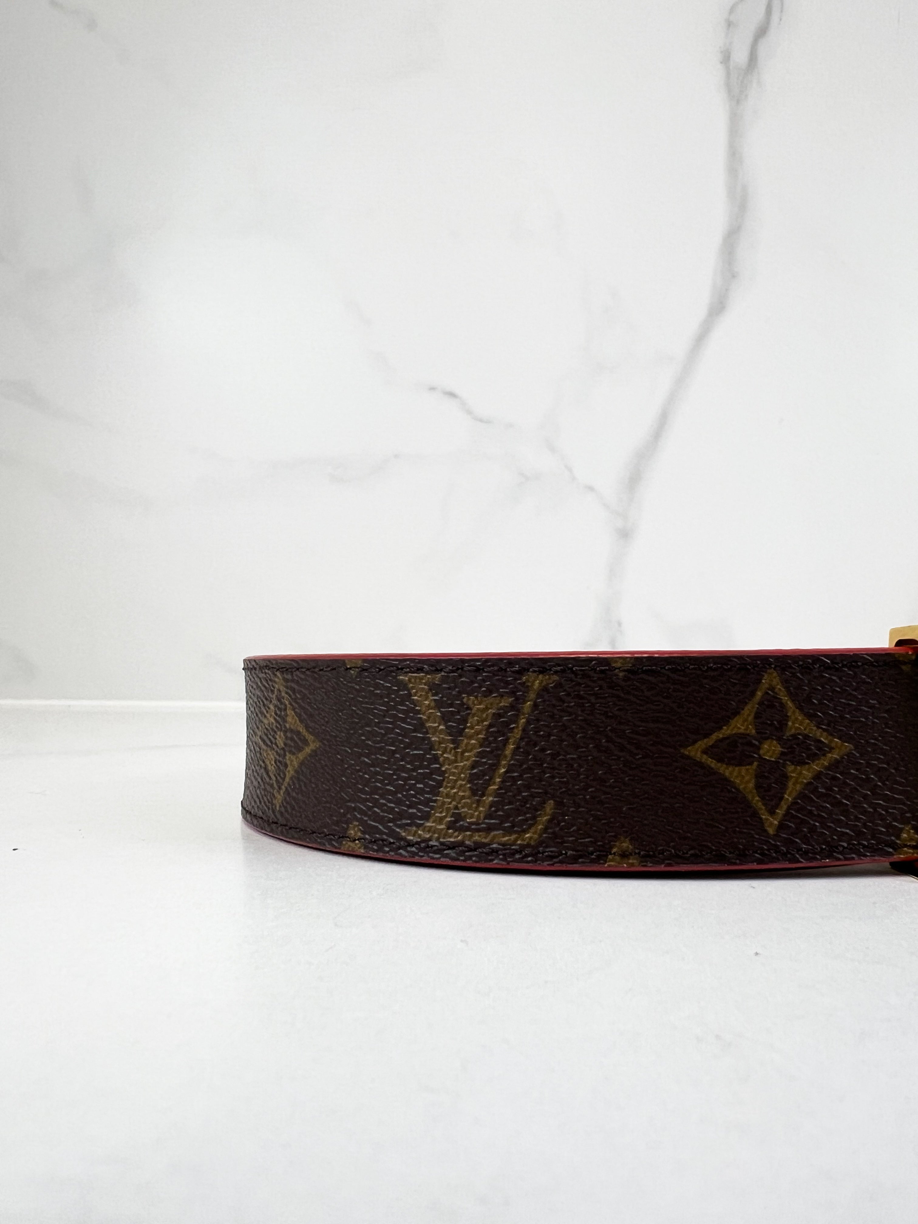 Louis Vuitton 30mm Reversible Belt Size 80