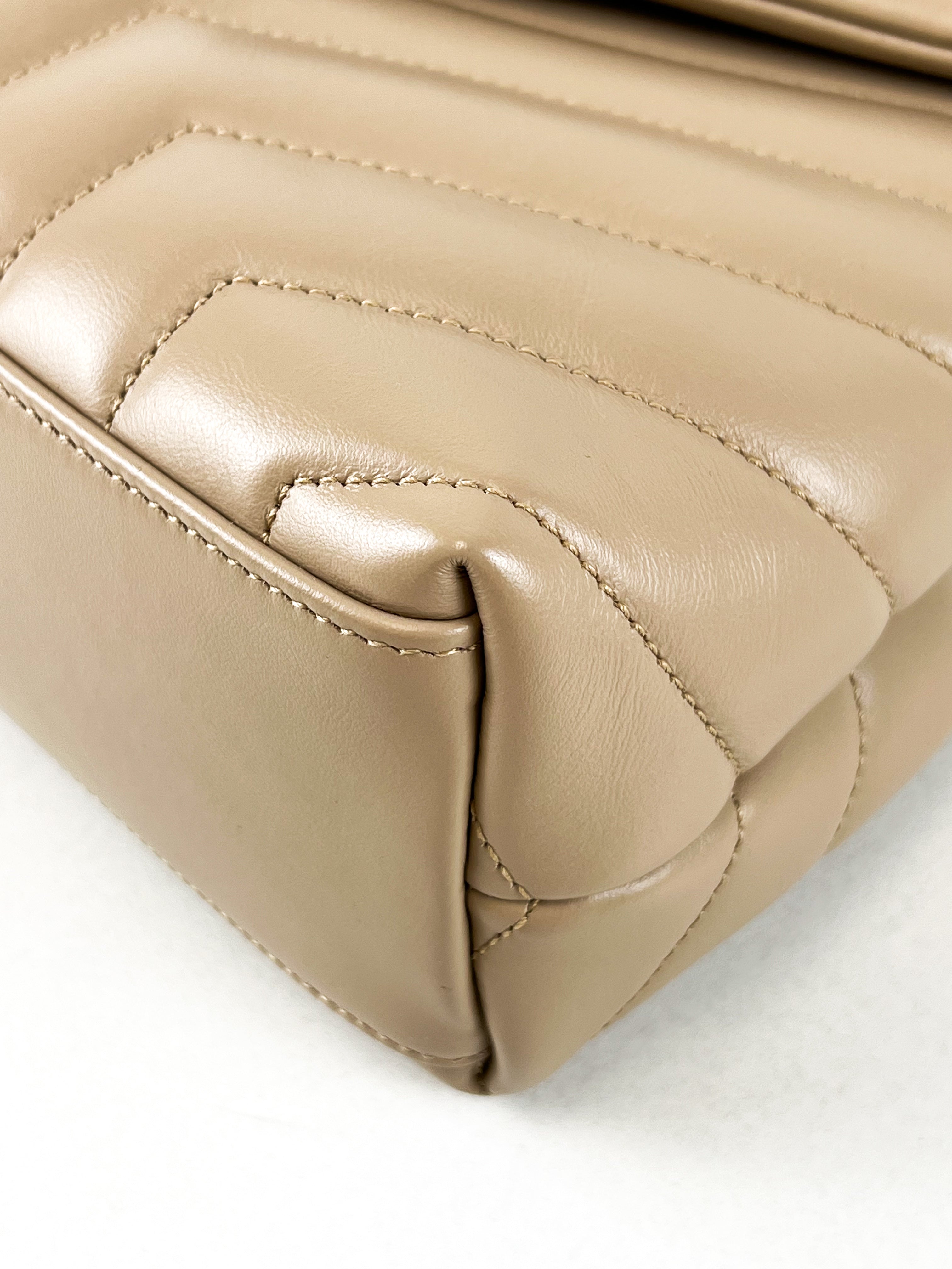 Saint Laurent Loulou Medium Chain Bag in Quilted Leather