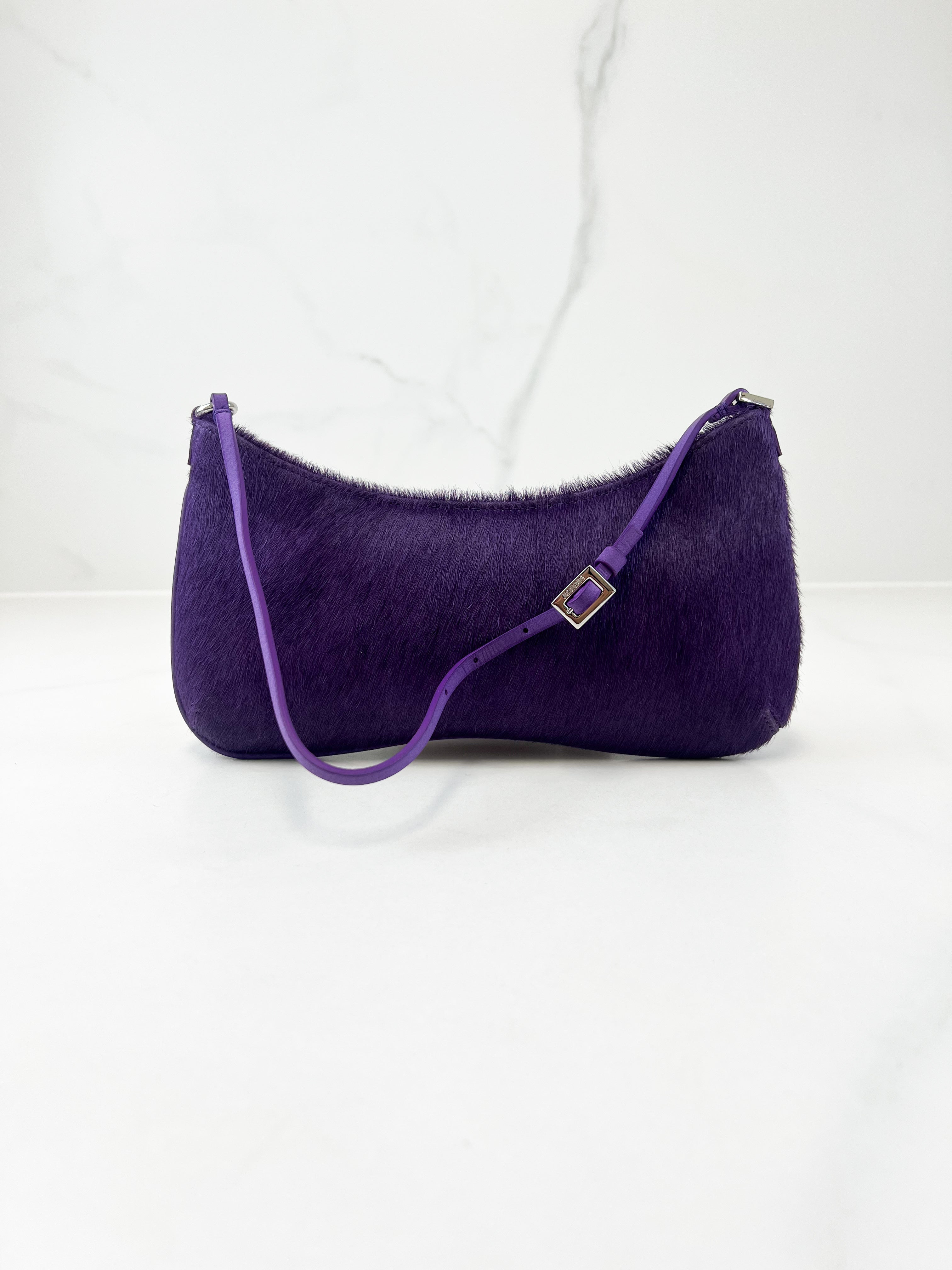 Jacquemus The Bisou Perle Shoulder Bag in Purple