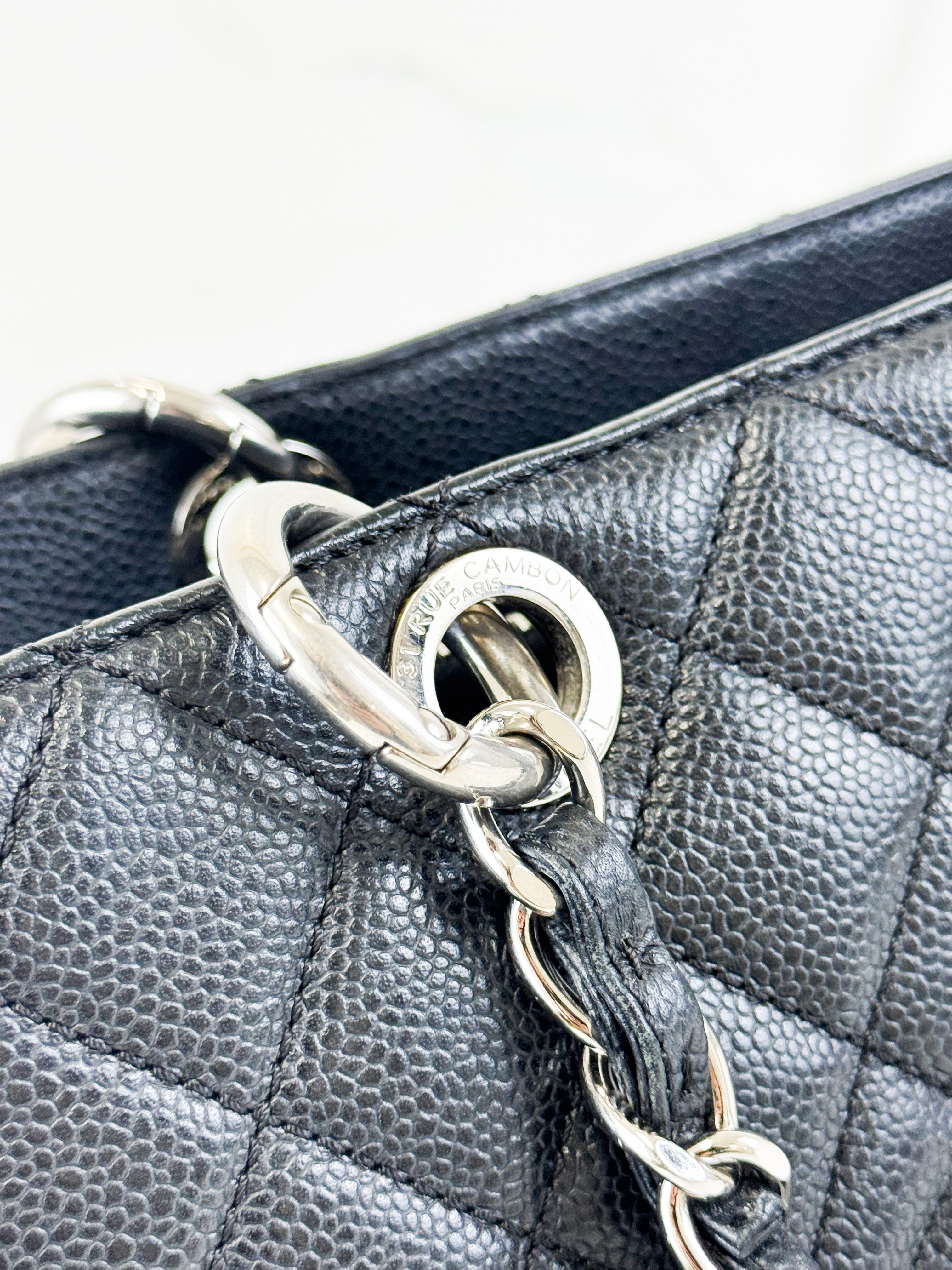Chanel CC Black Caviar GST Tote