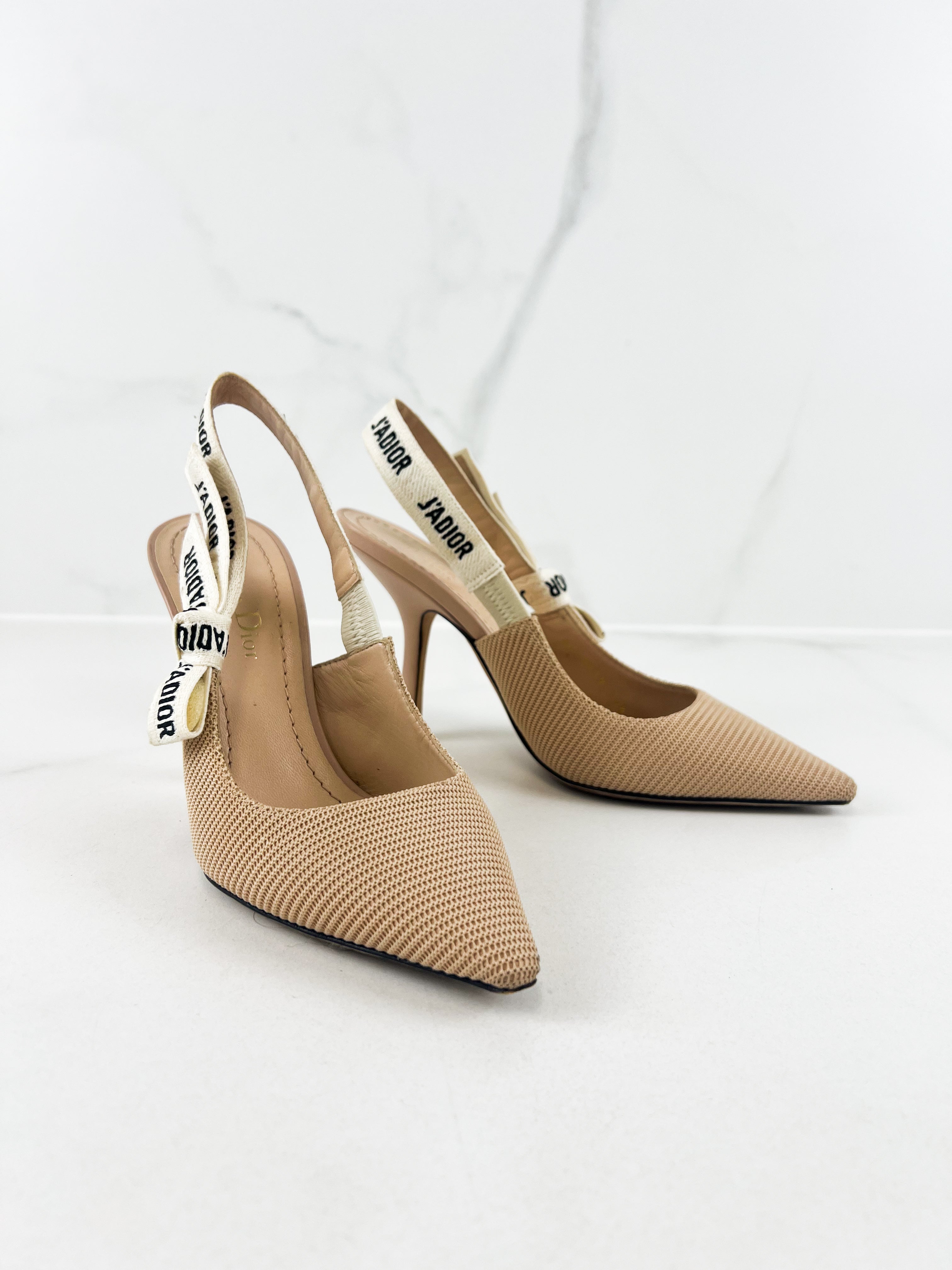 Christian Dior J'adior Slingback Heels Size 35.5