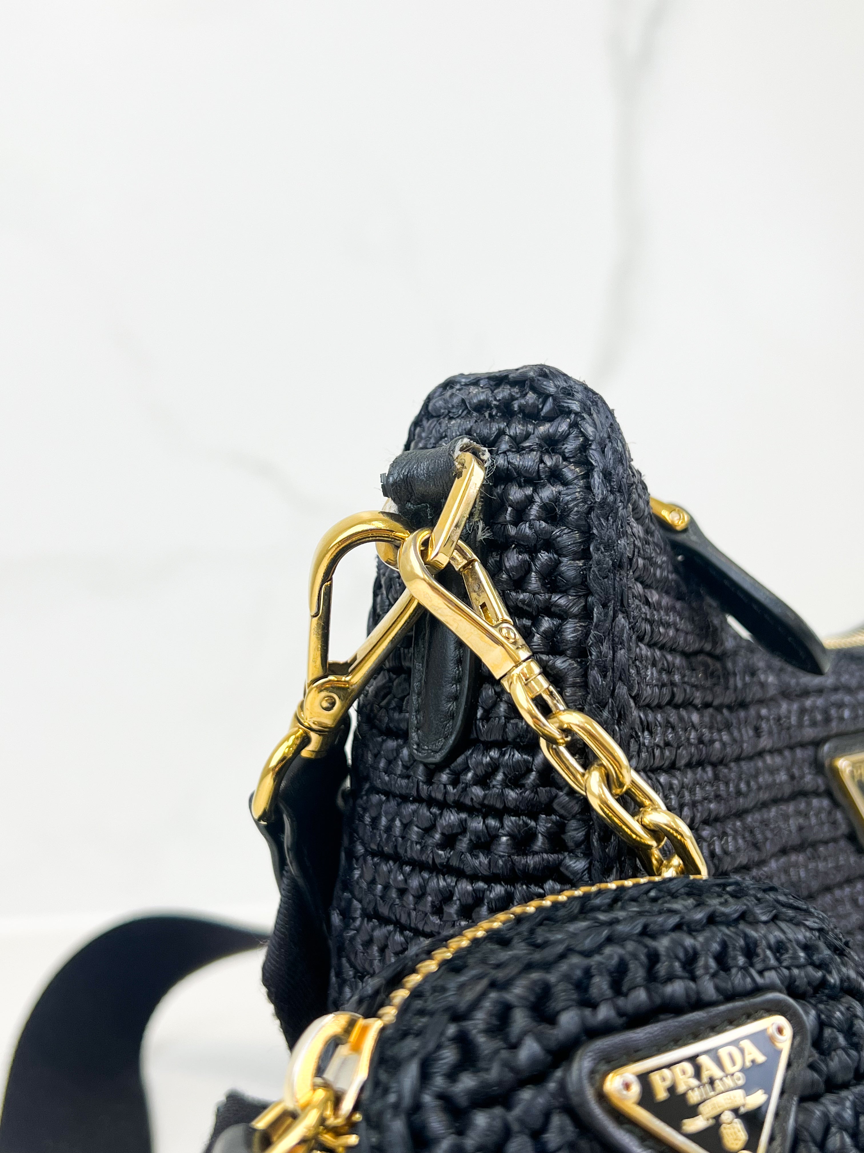 Prada Crochet Re-Edition 2005 in Black