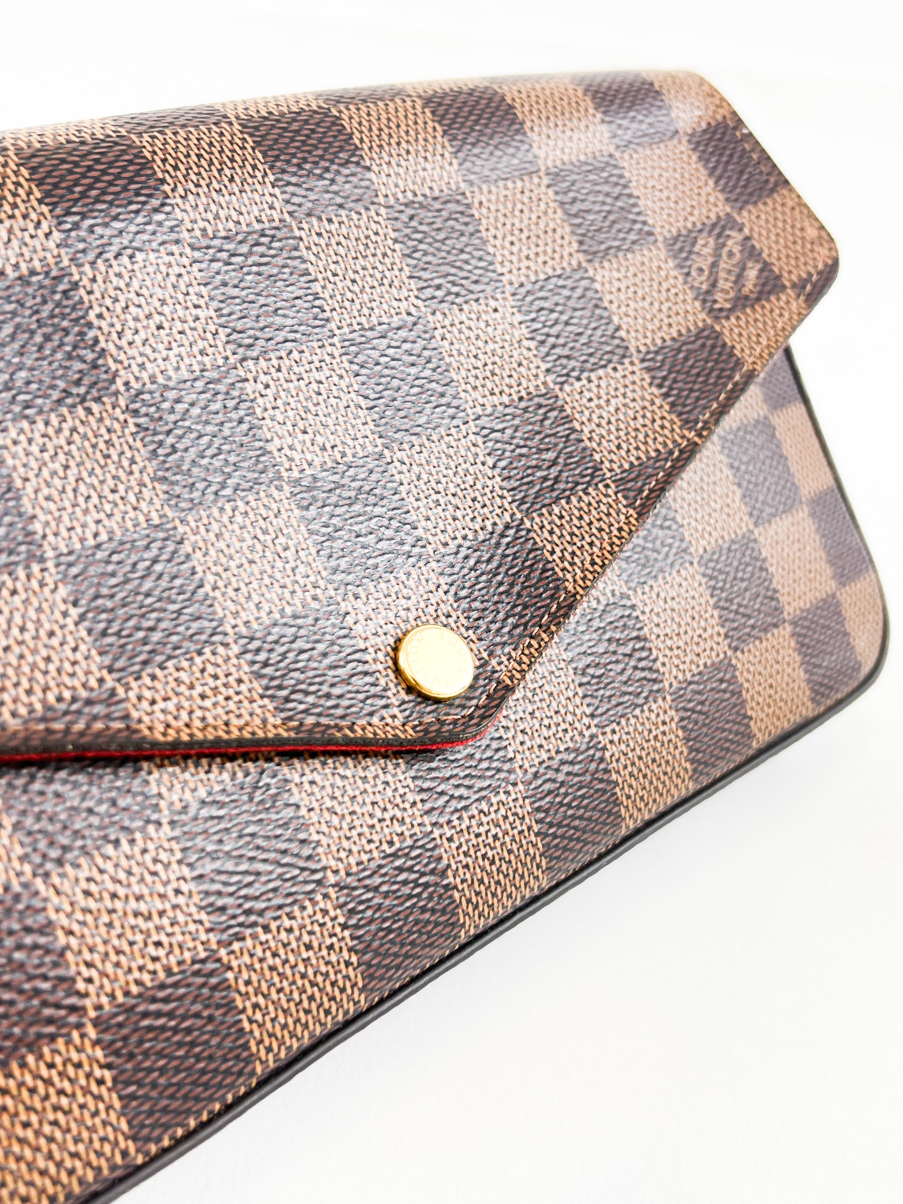 Louis Vuitton Felicie Pochette Damier Ebene