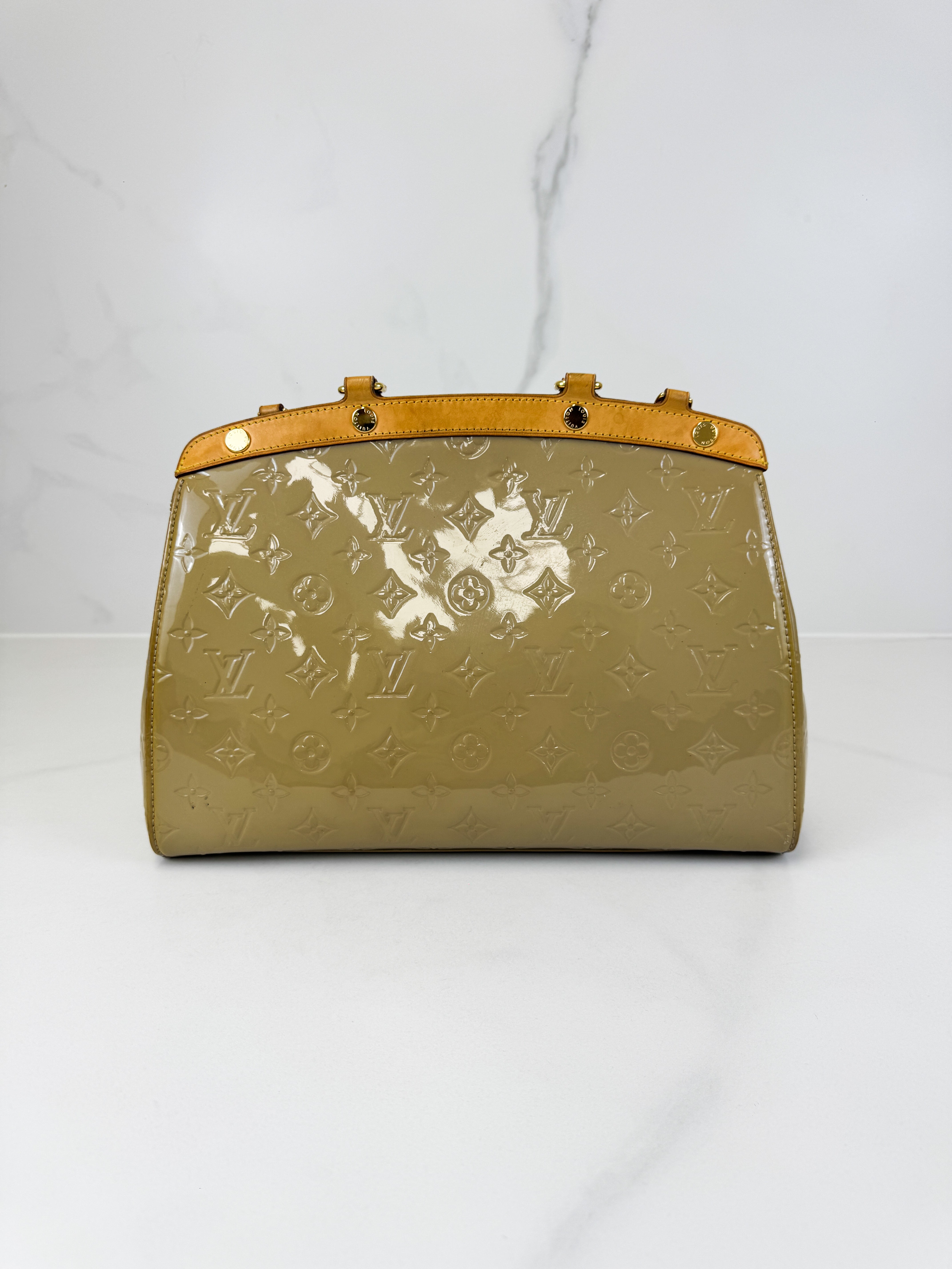 Louis Vuitton Patent Vernis Monogram Brea Bag