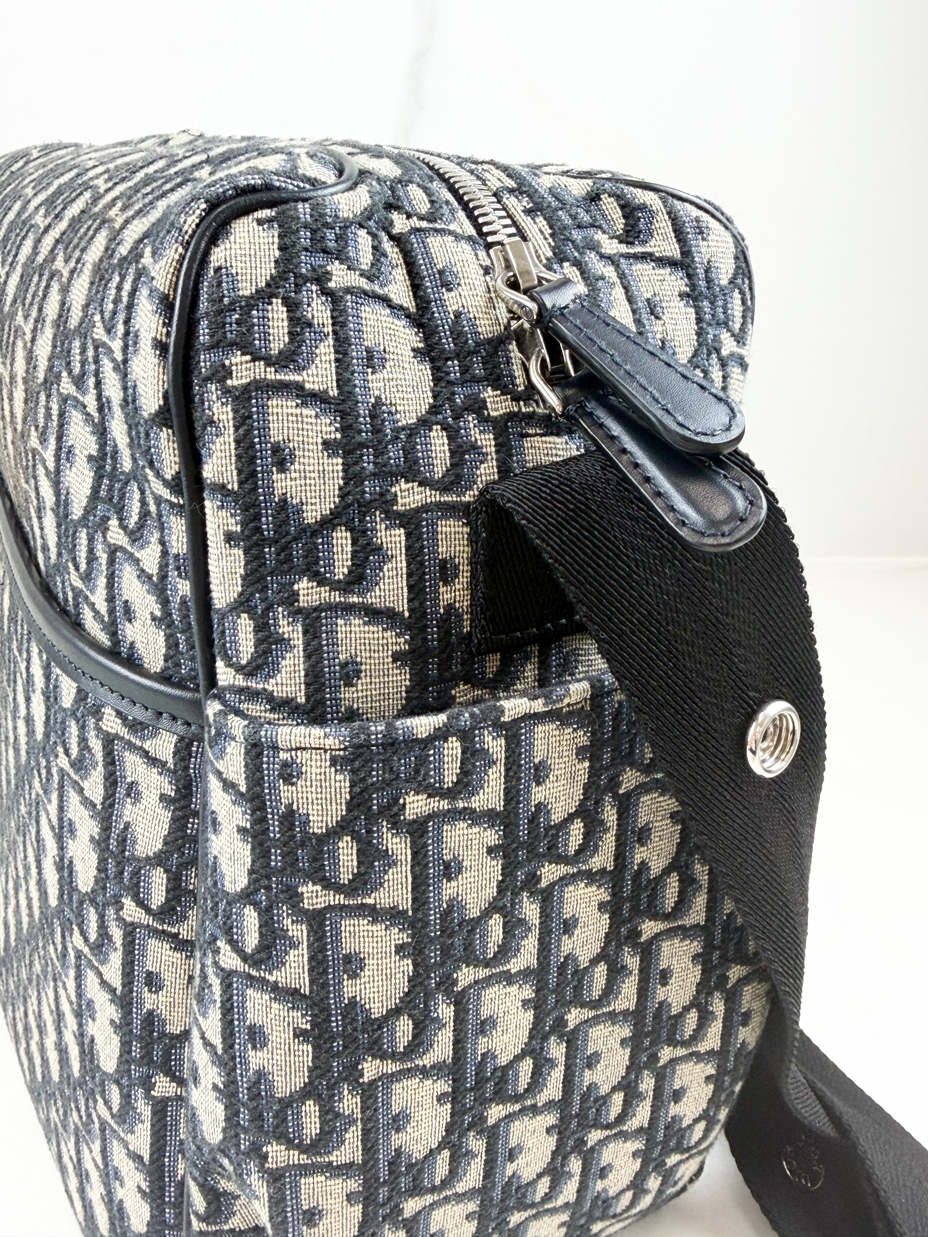 Christian Dior Beige & Black Oblique Changing Bag