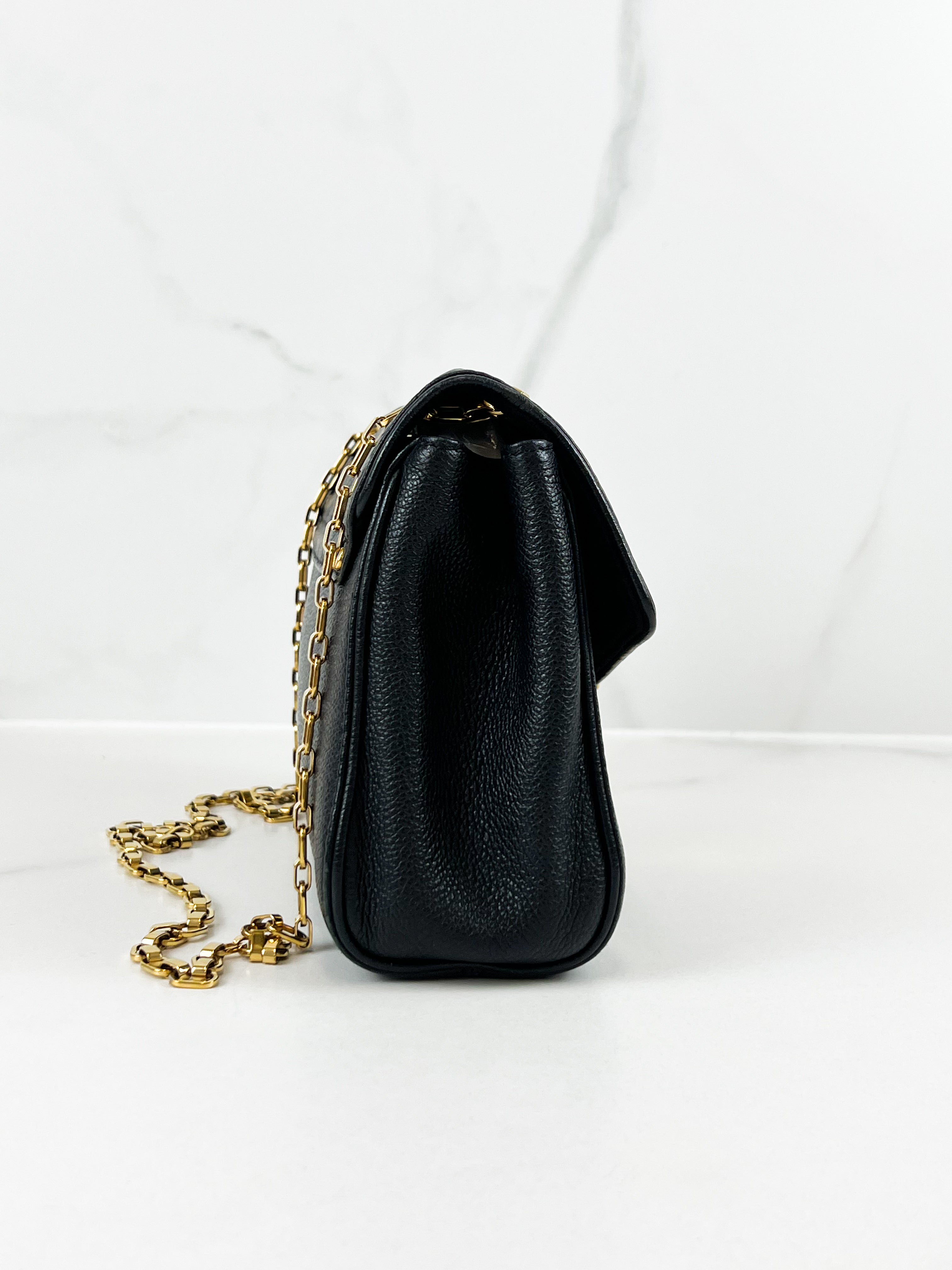 Louis Vuitton Black Monogram Empreinte Saint Germain PM