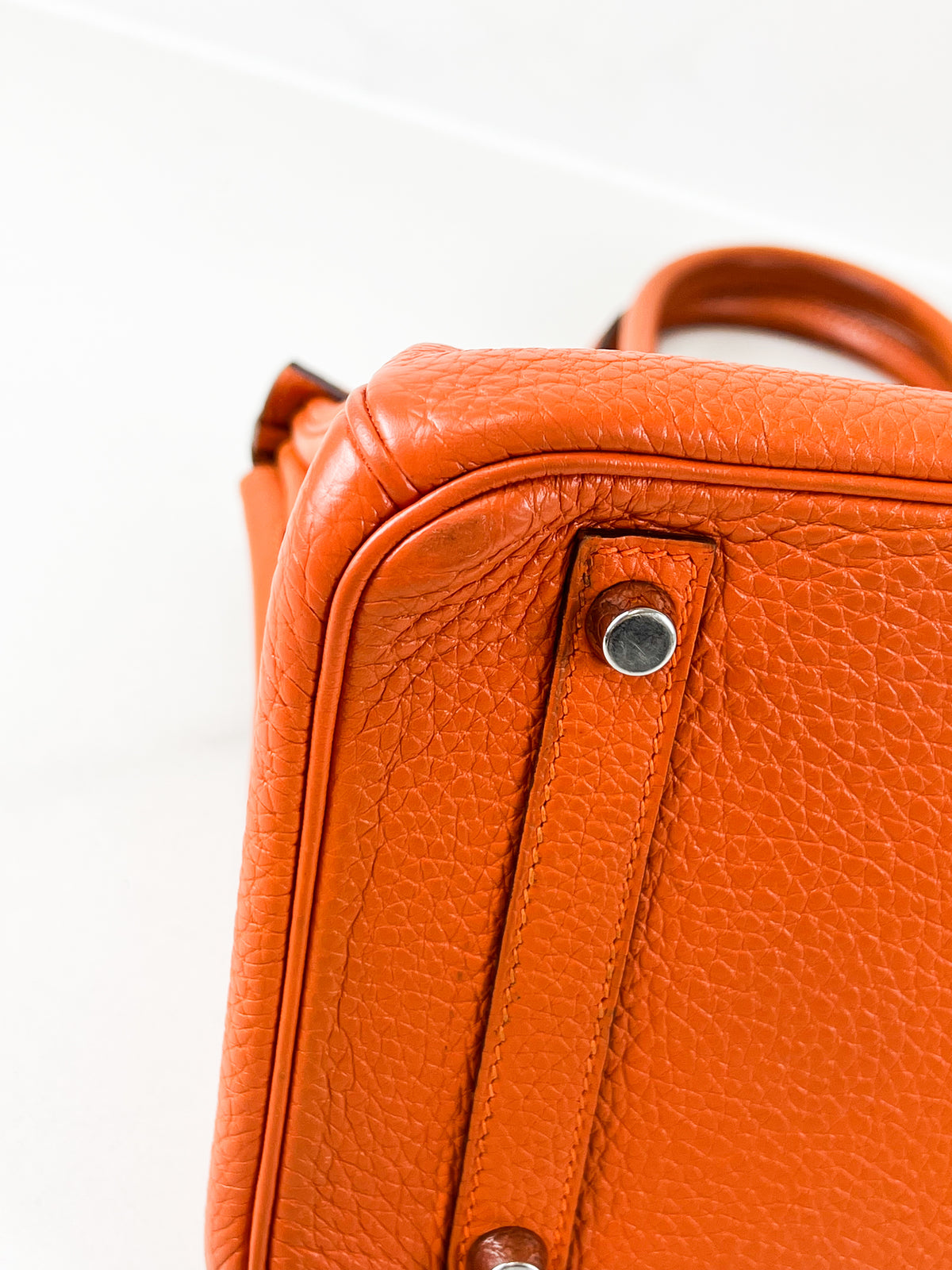 Hermes Togo Orange Birkin 30 with PHW