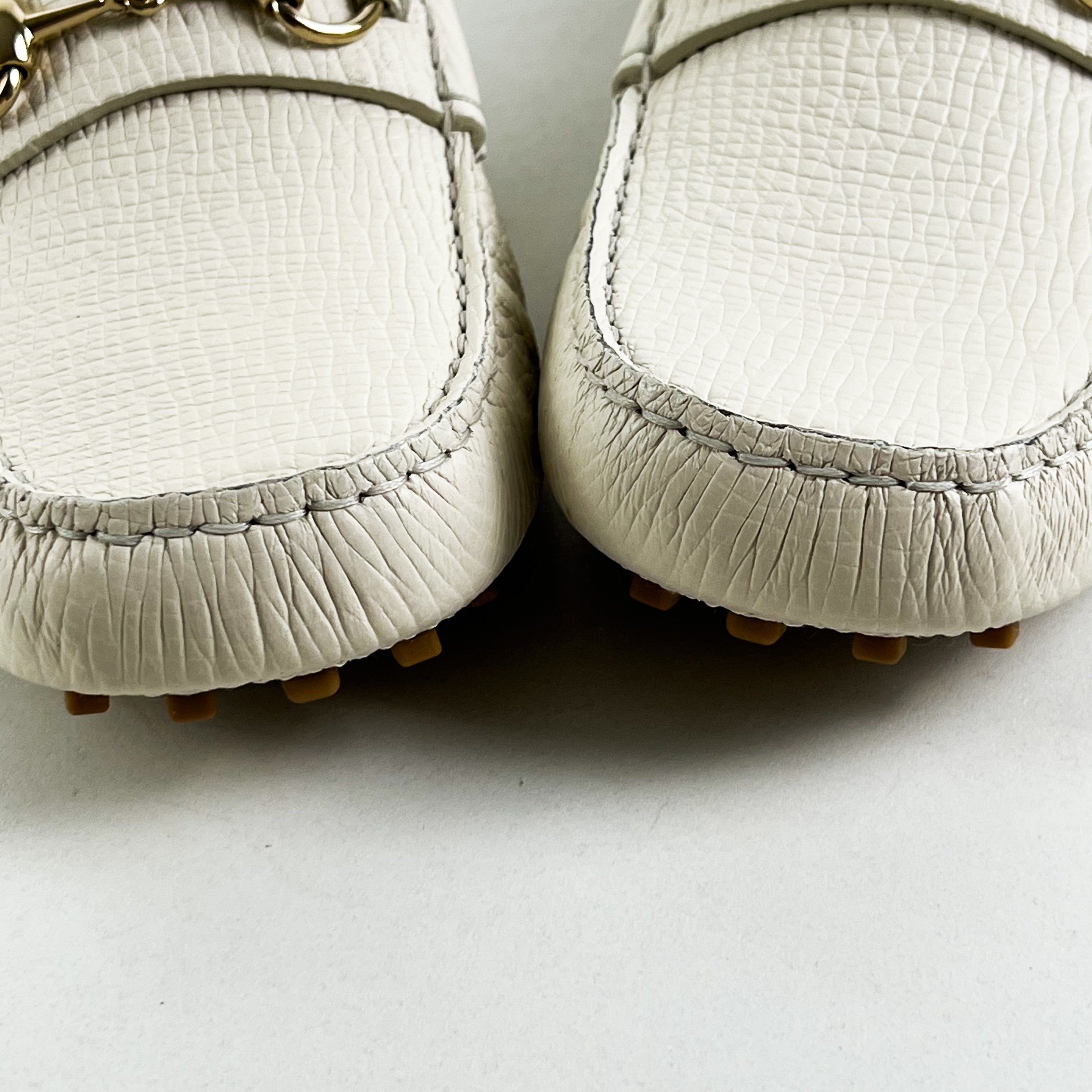 Gucci Men's Horsebit 1953 Loafer in White Size 10