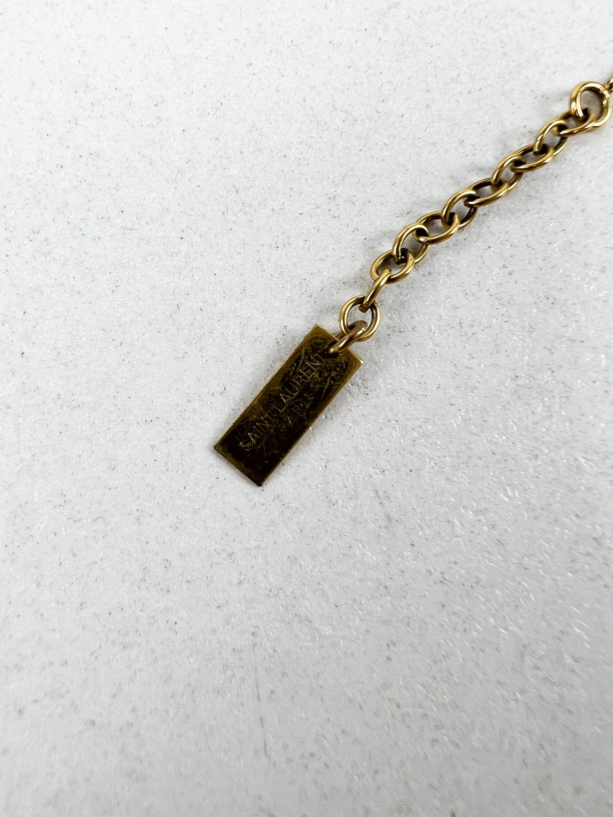 Saint Laurent Cassandre Gold Bracelet