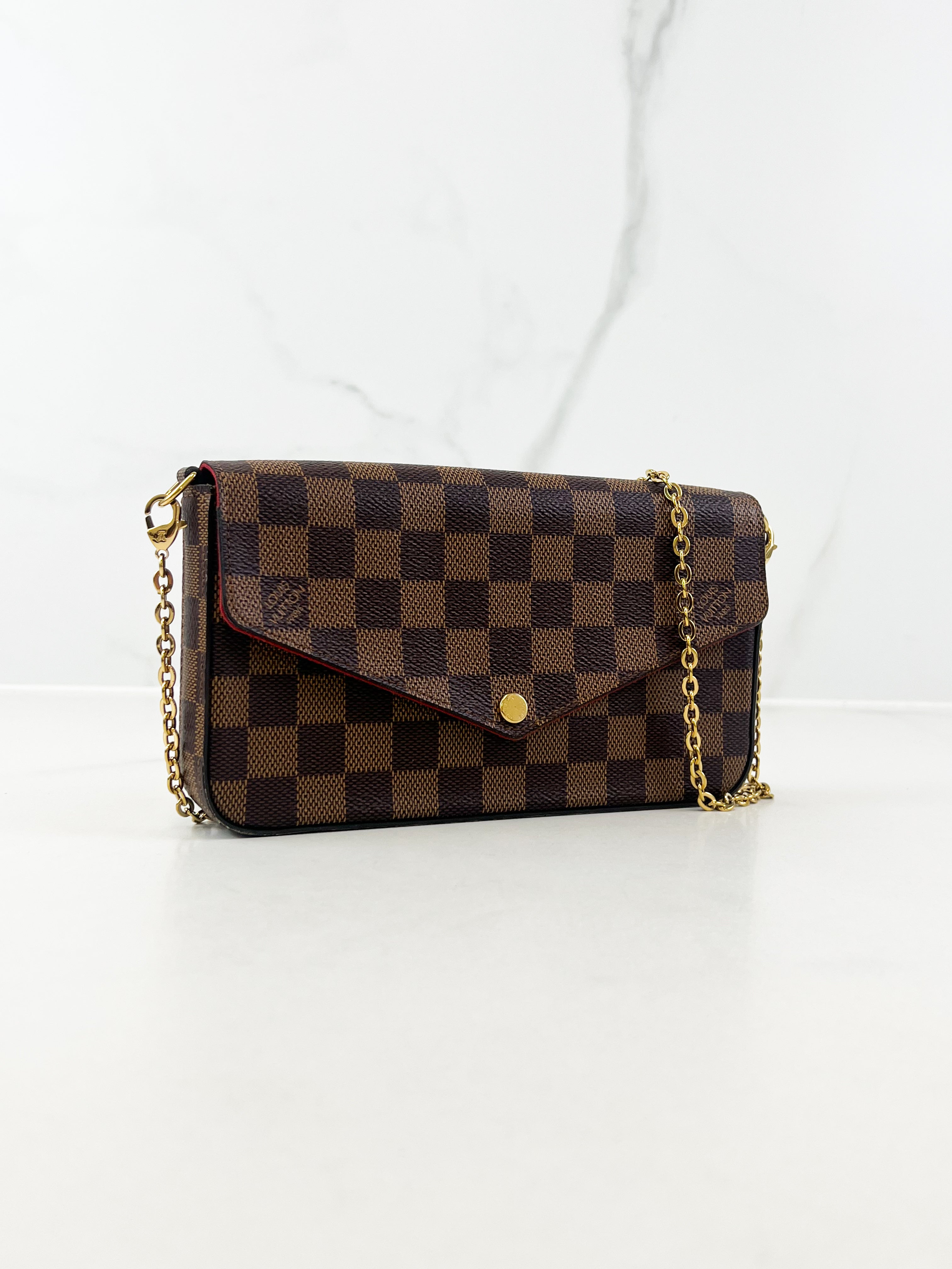 Louis Vuitton Felicie Pochette Damier Ebene
