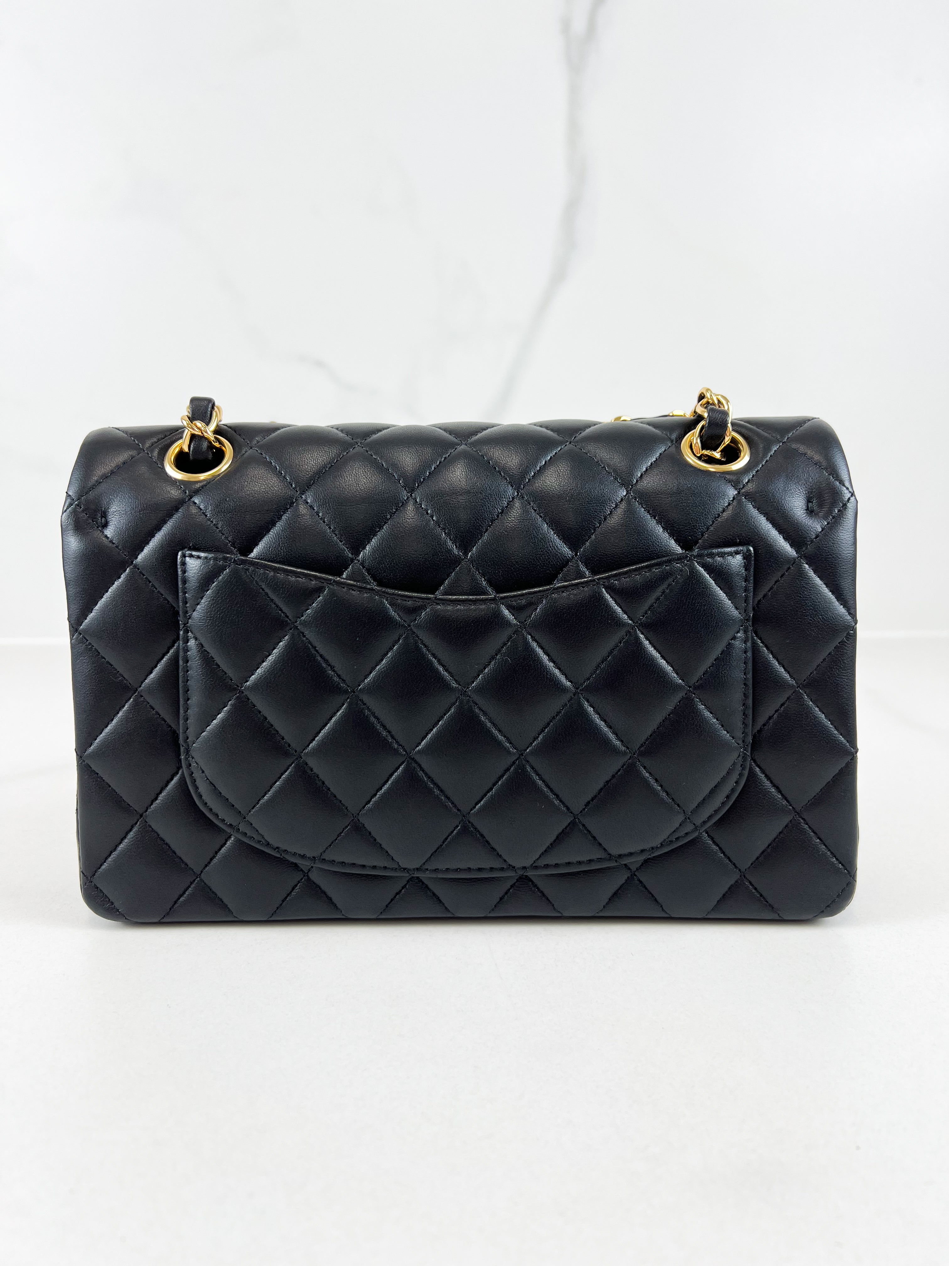 Chanel Small Classic Double Flap Calfskin Shoulder Bag
