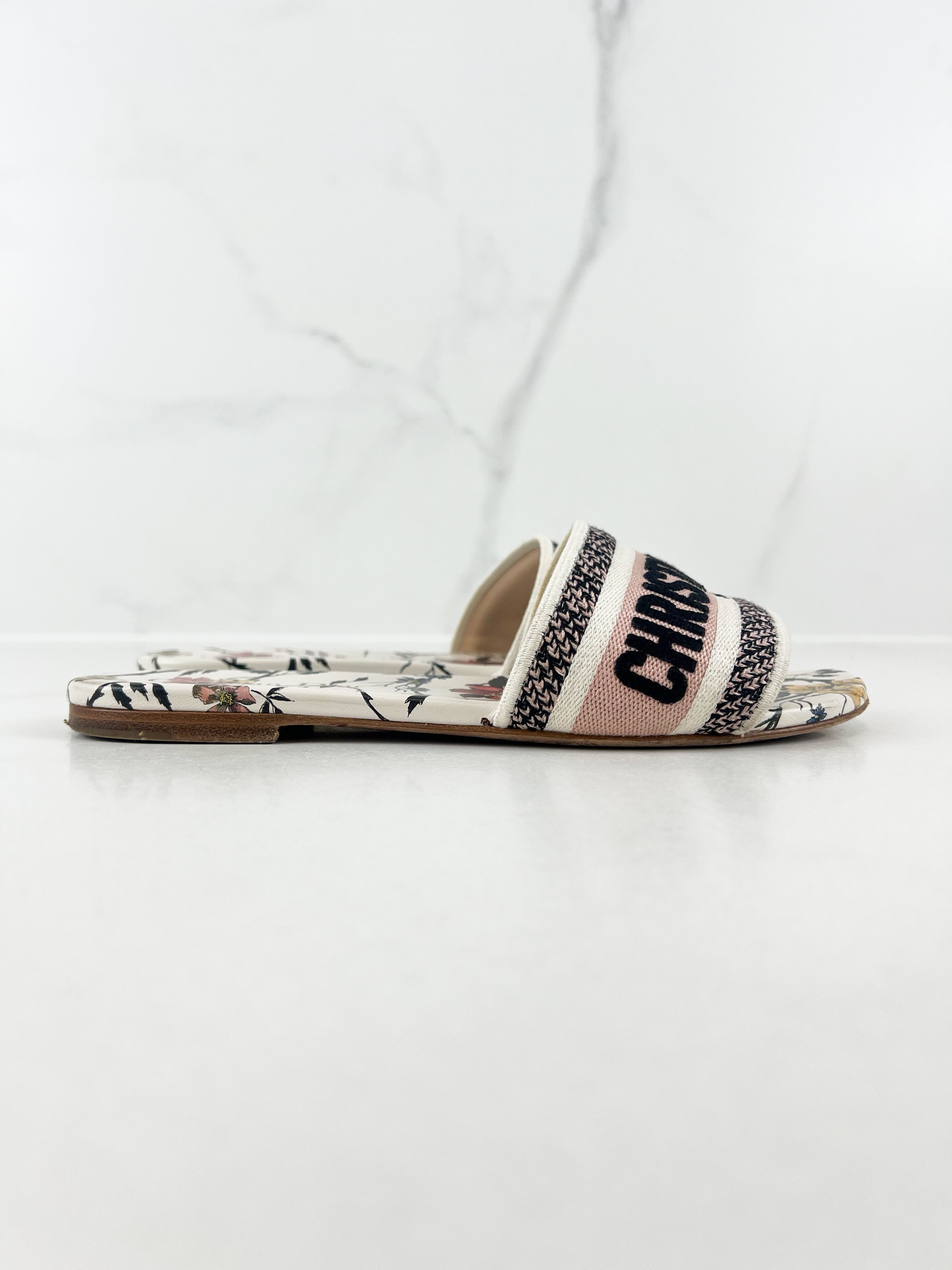 Christian Dior Dway Slides Size 36
