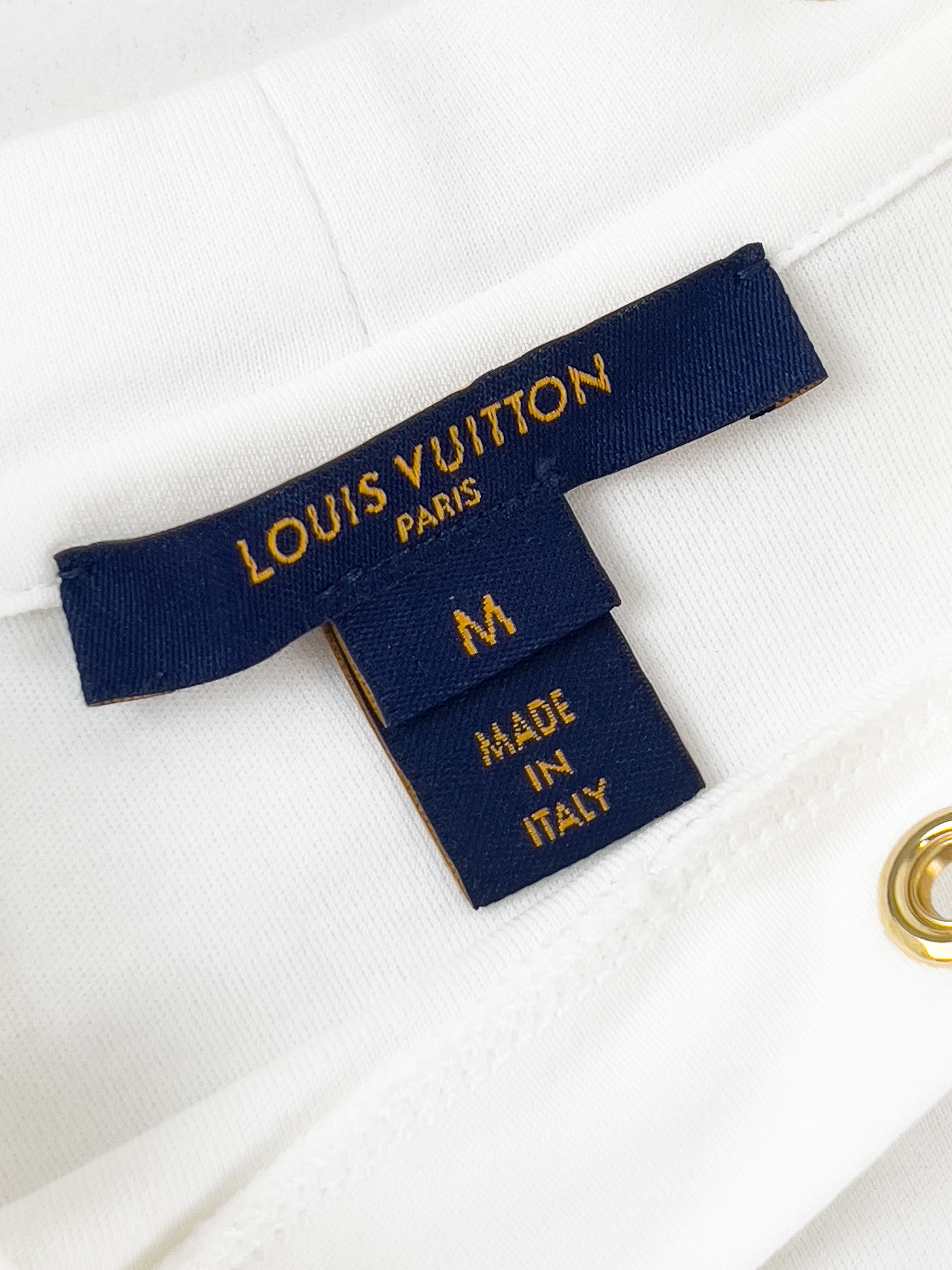Louis Vuitton Women's T-Shirt in White Size Medium