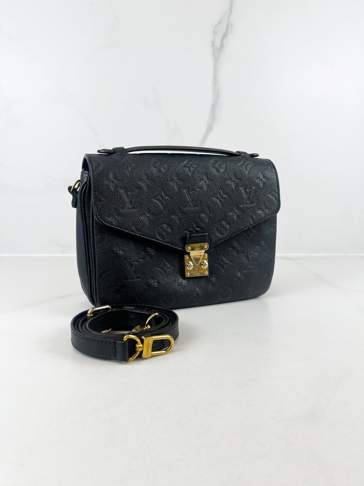 Louis Vuitton Empreinte Black Pochette Metis
