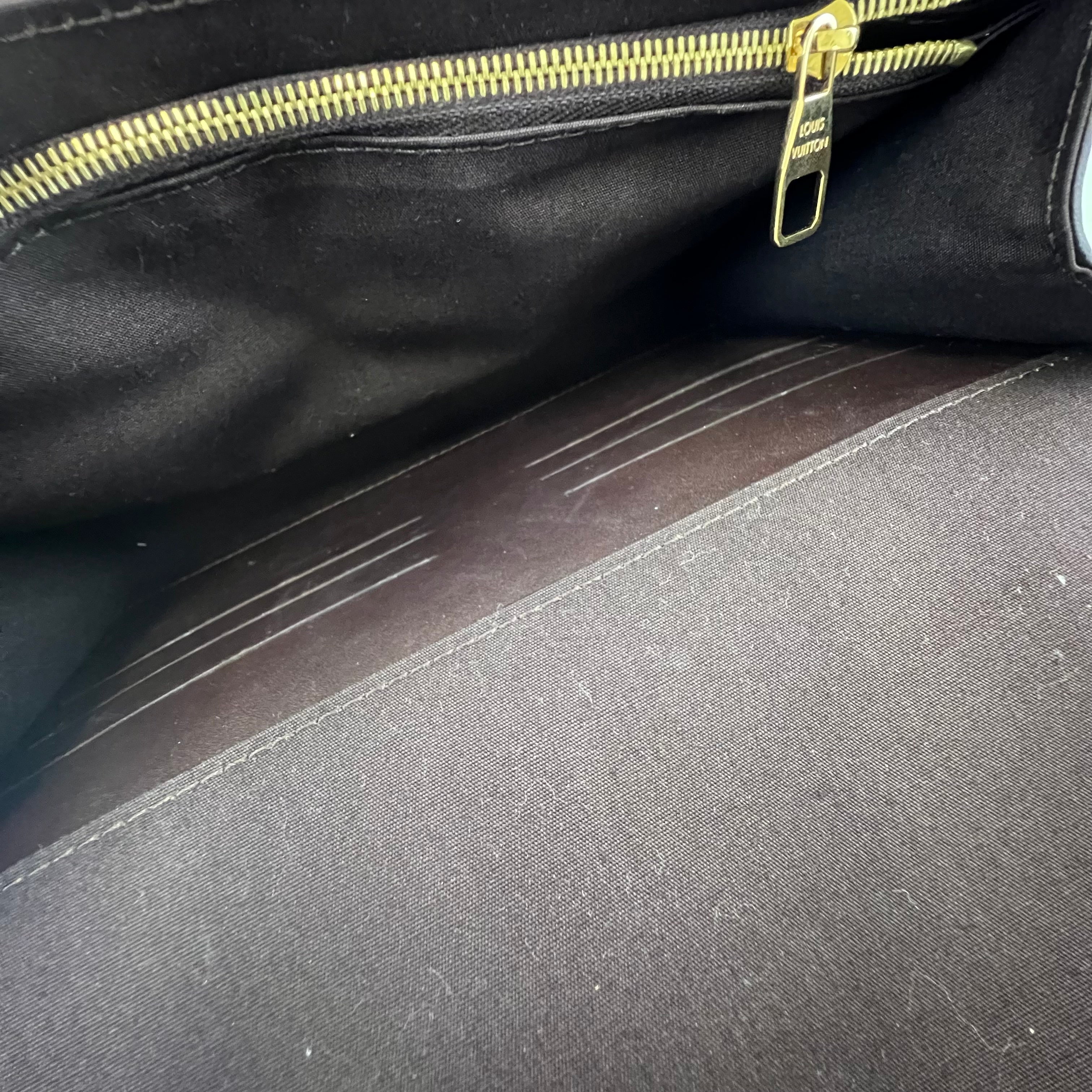 Louis Vuitton Patent St Louise Chain Bag