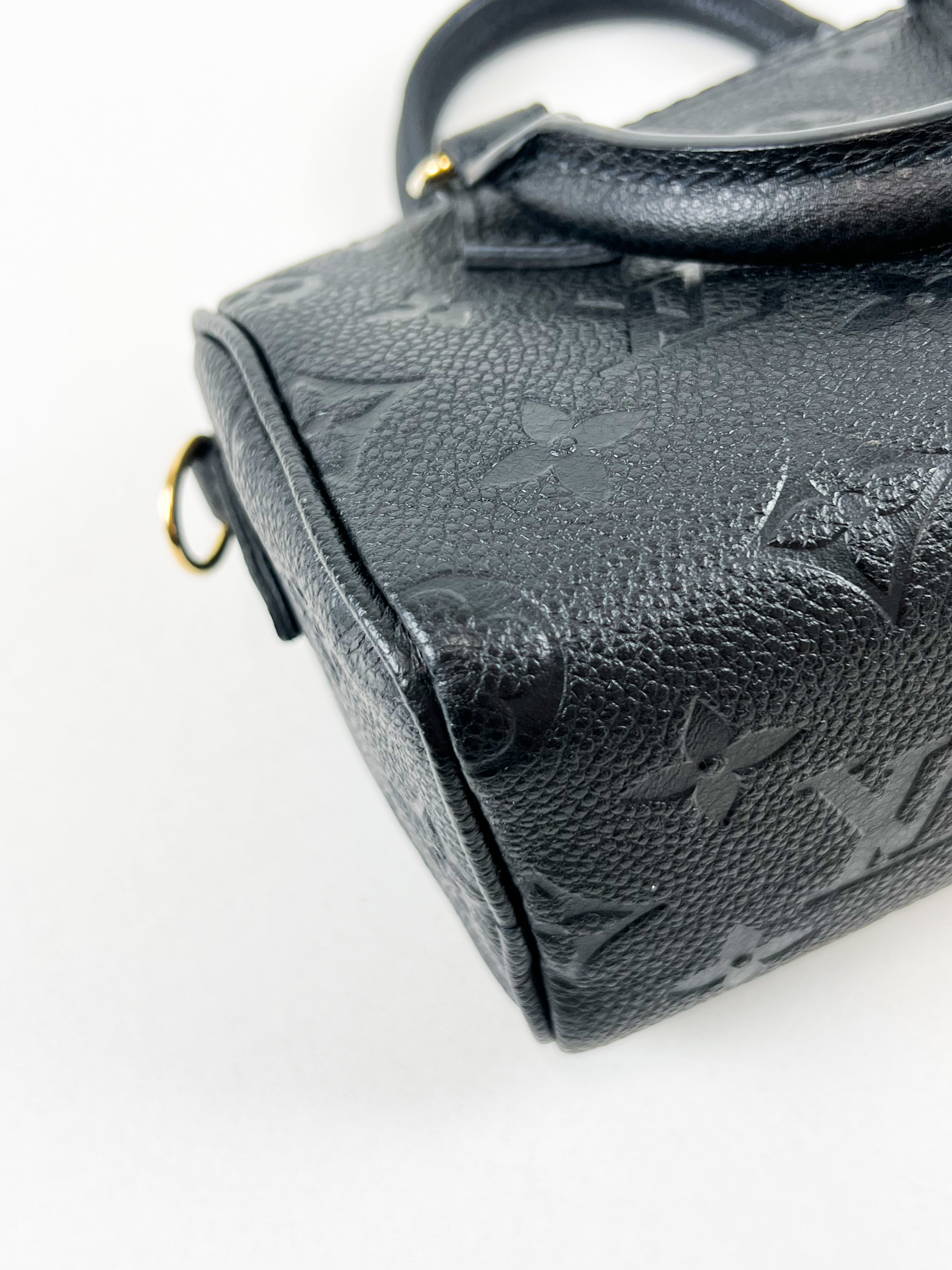 Louis Vuitton Nano Speedy in Monogram Empreinte Leather