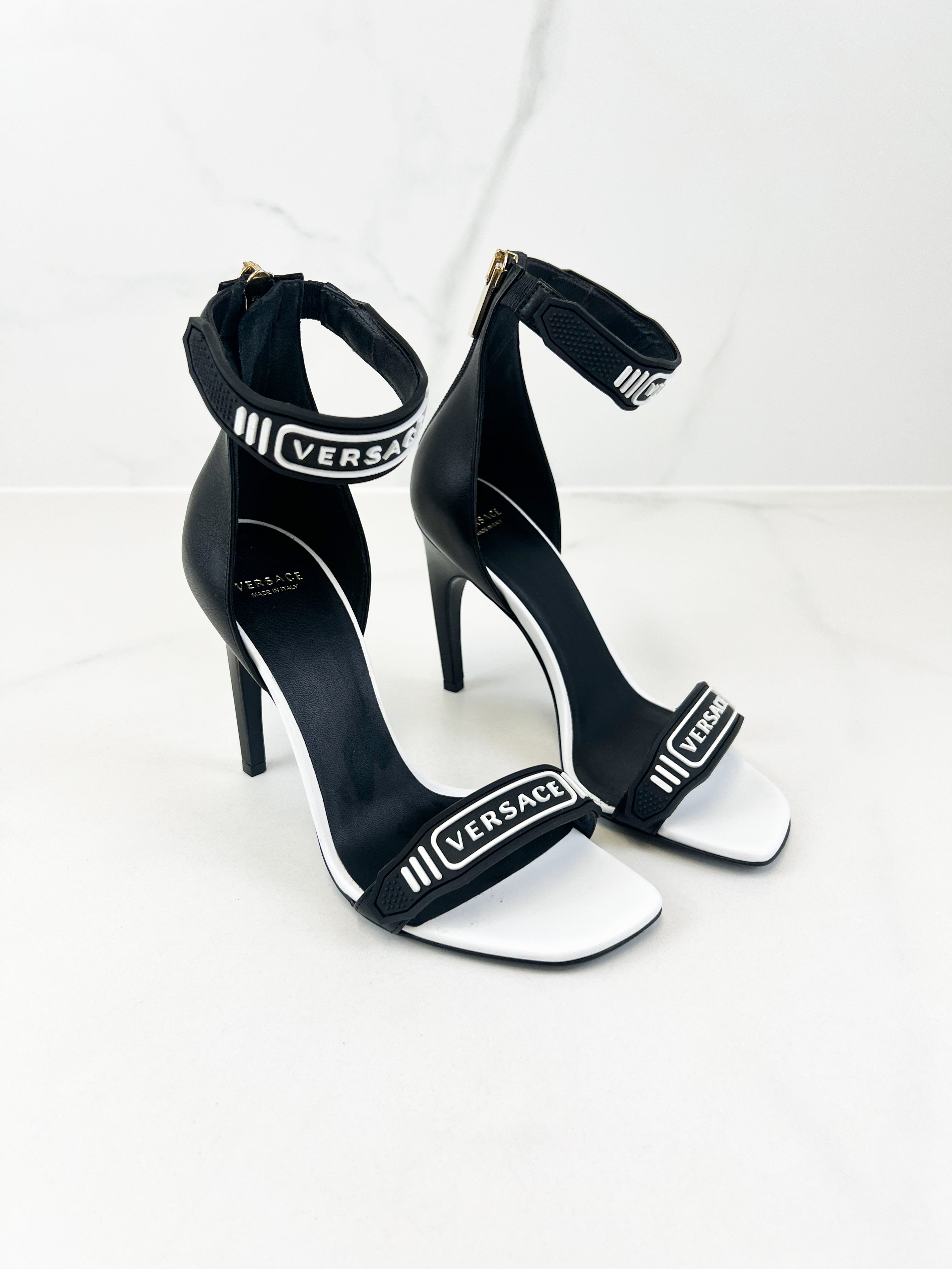 Versace Logo Strap Sandal Size 36