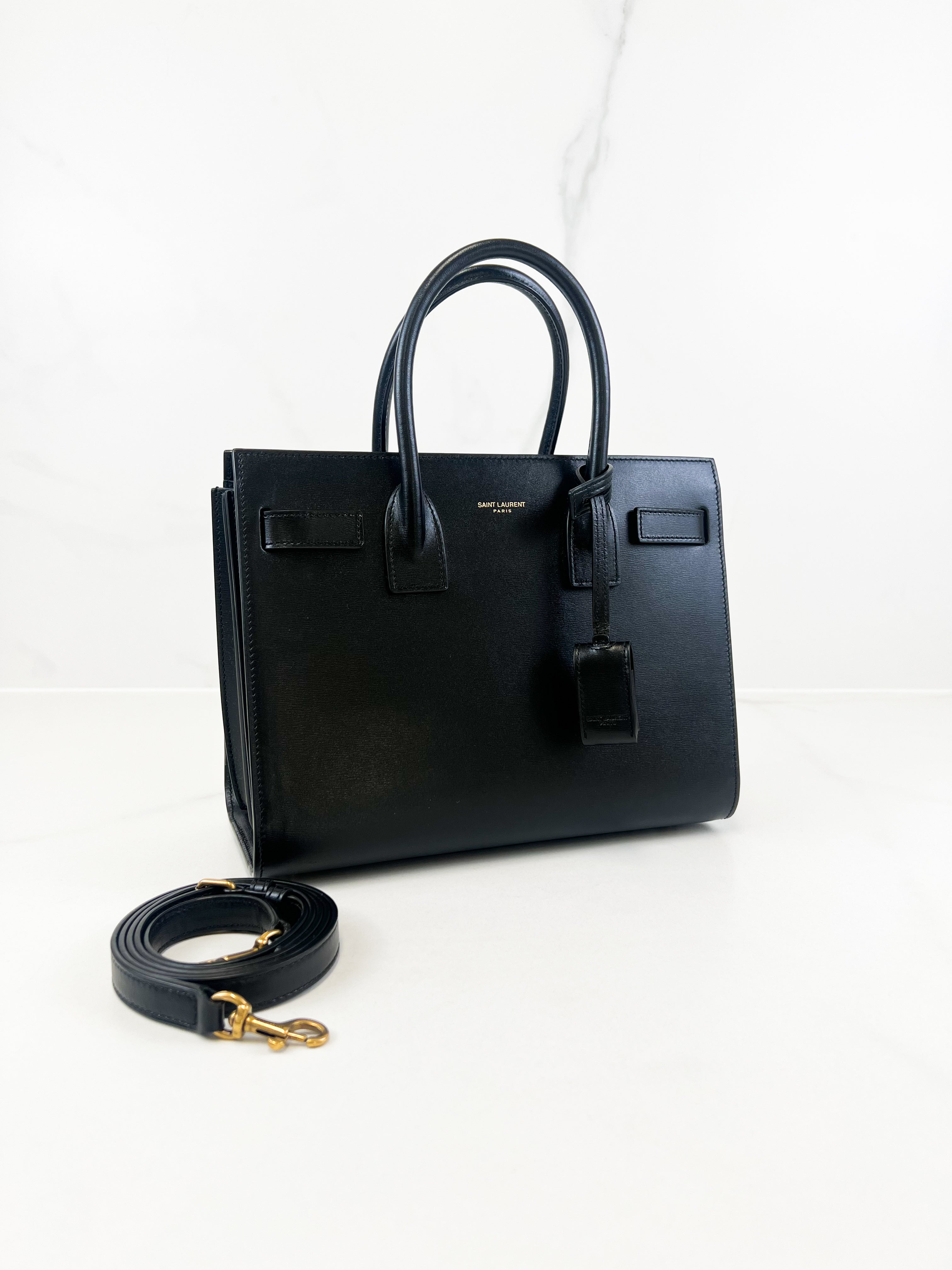 Saint Laurent Baby Classic Black Sac De Jour