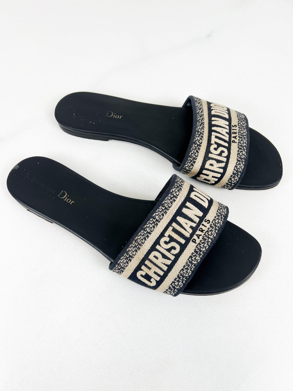 Christian Dior Dway Slides Size 41