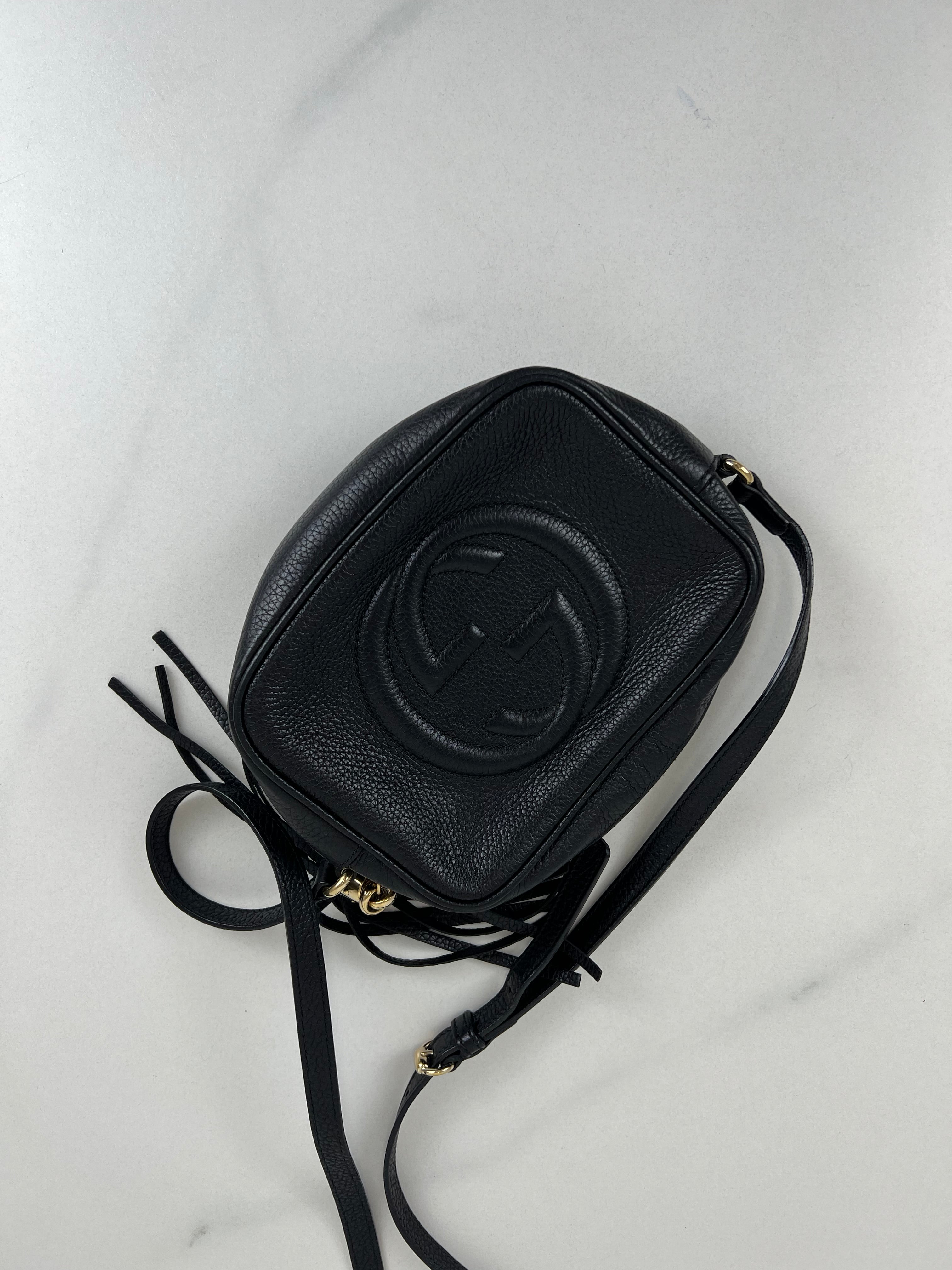 Gucci Soho Crossbody Bag in Black