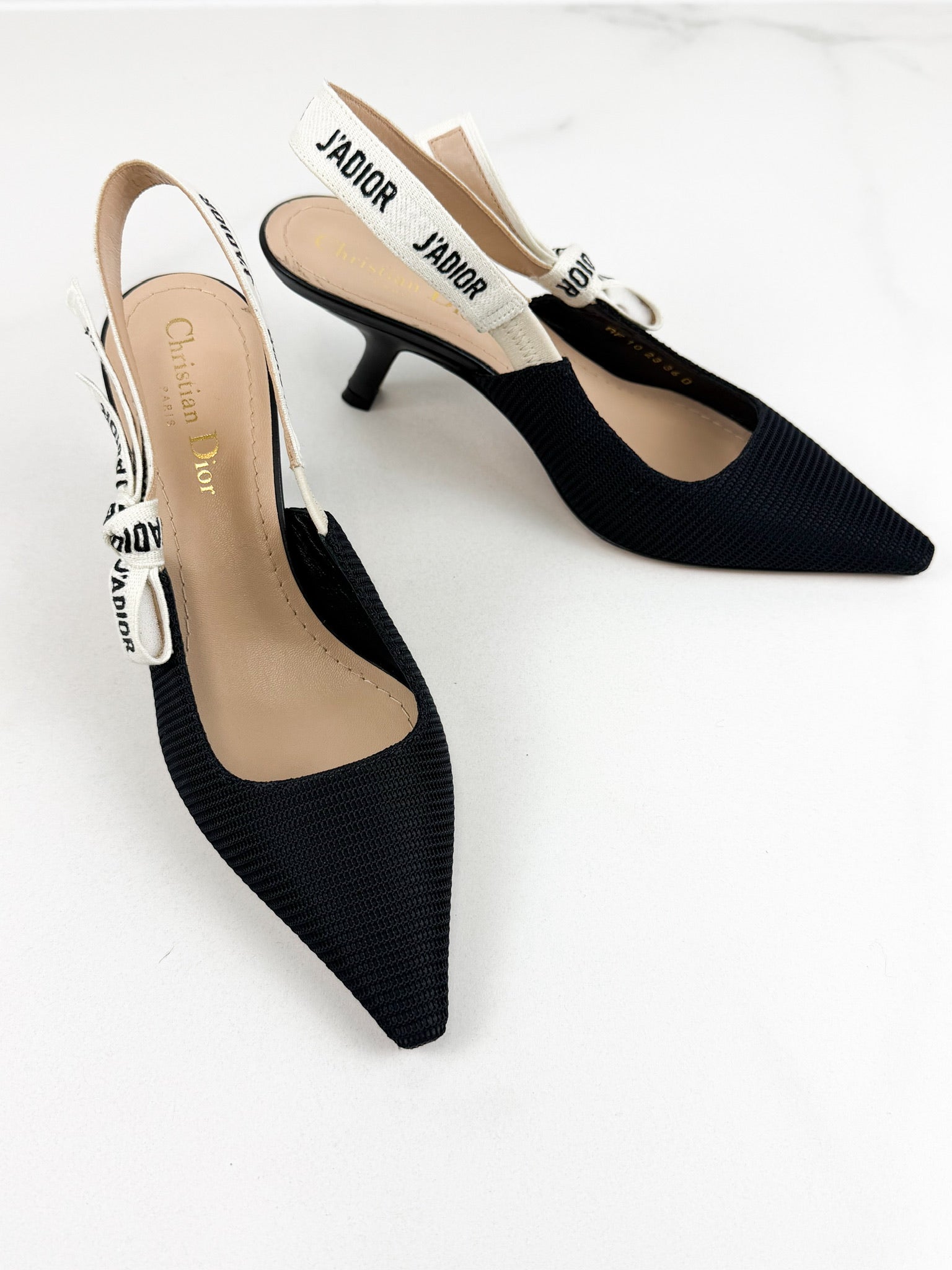 Christian Dior Jadior Slingback Kitten Heel Size 36